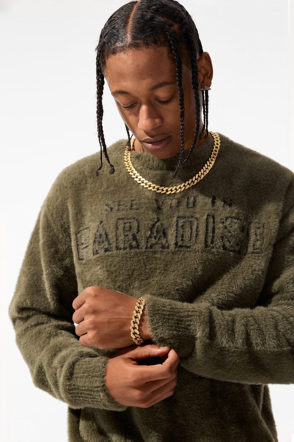 Lexington Crewneck Sweater Olive