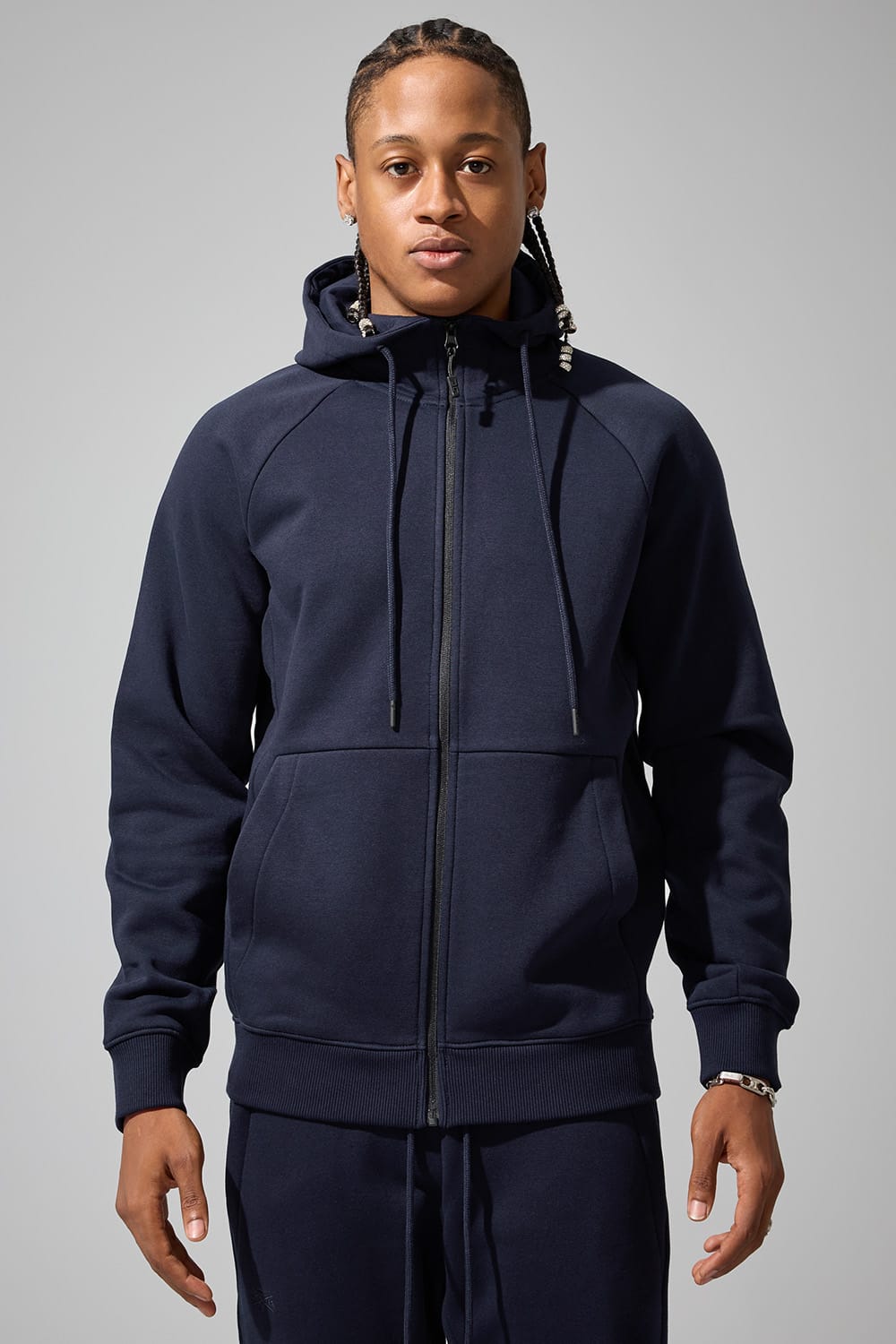 Jordan Craig Uptown Zip Up Hoodie Navy / S