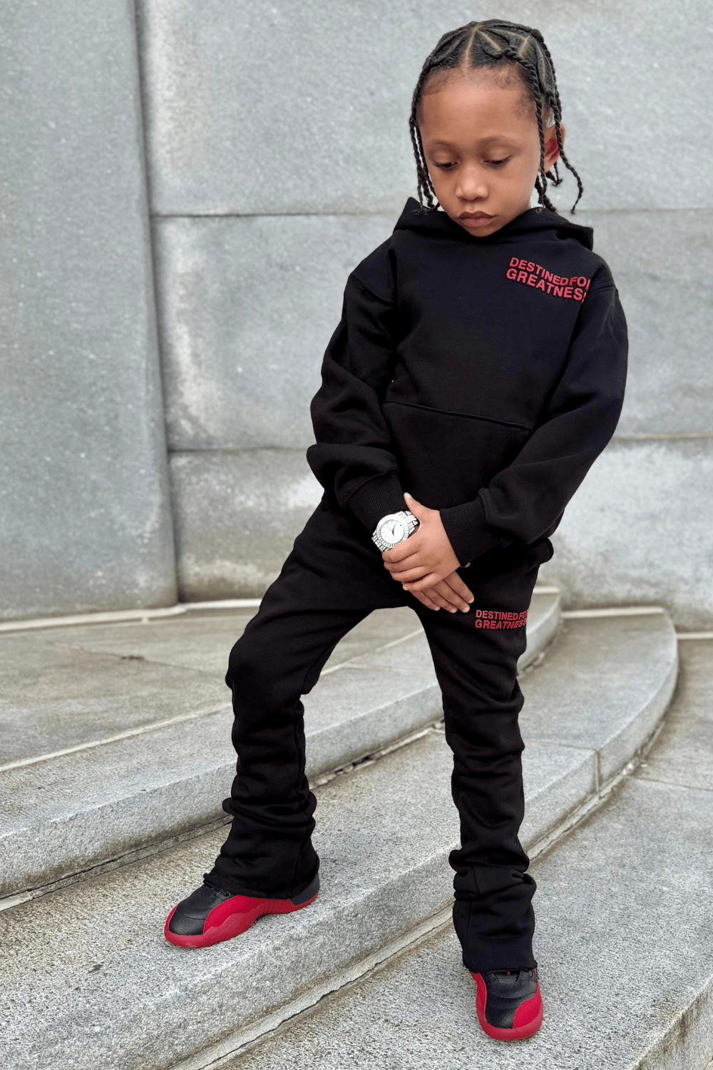 Jordan Craig Kids Destined For Greatness Fleece Bundle (Crimson)