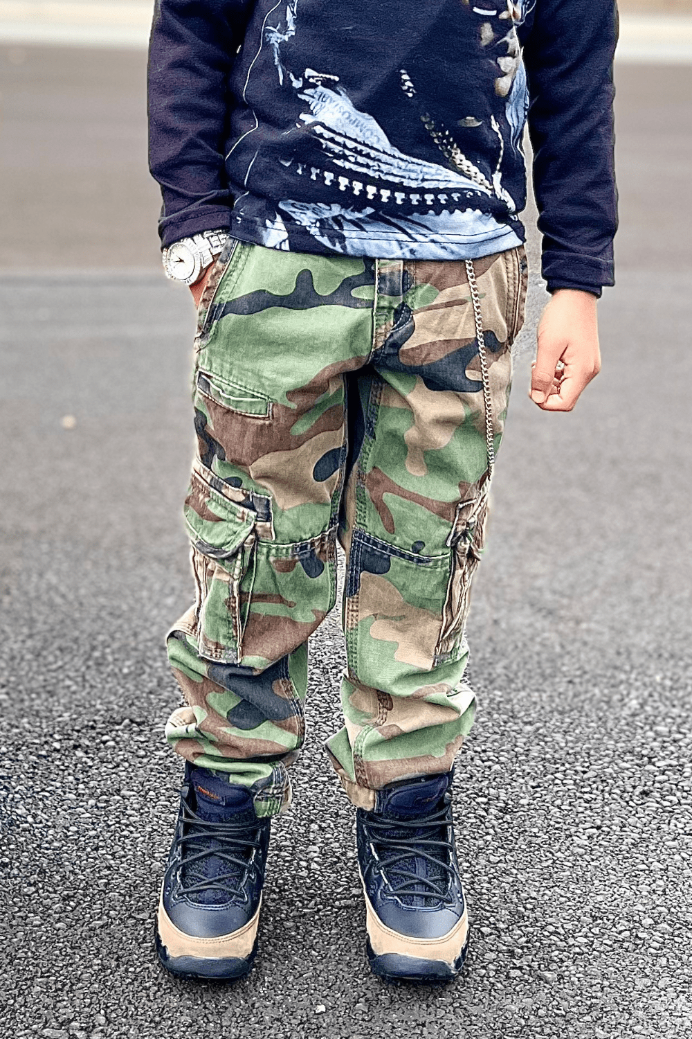 JC Kids Kids OG Camo Cargo Pants (Vintage Camo)