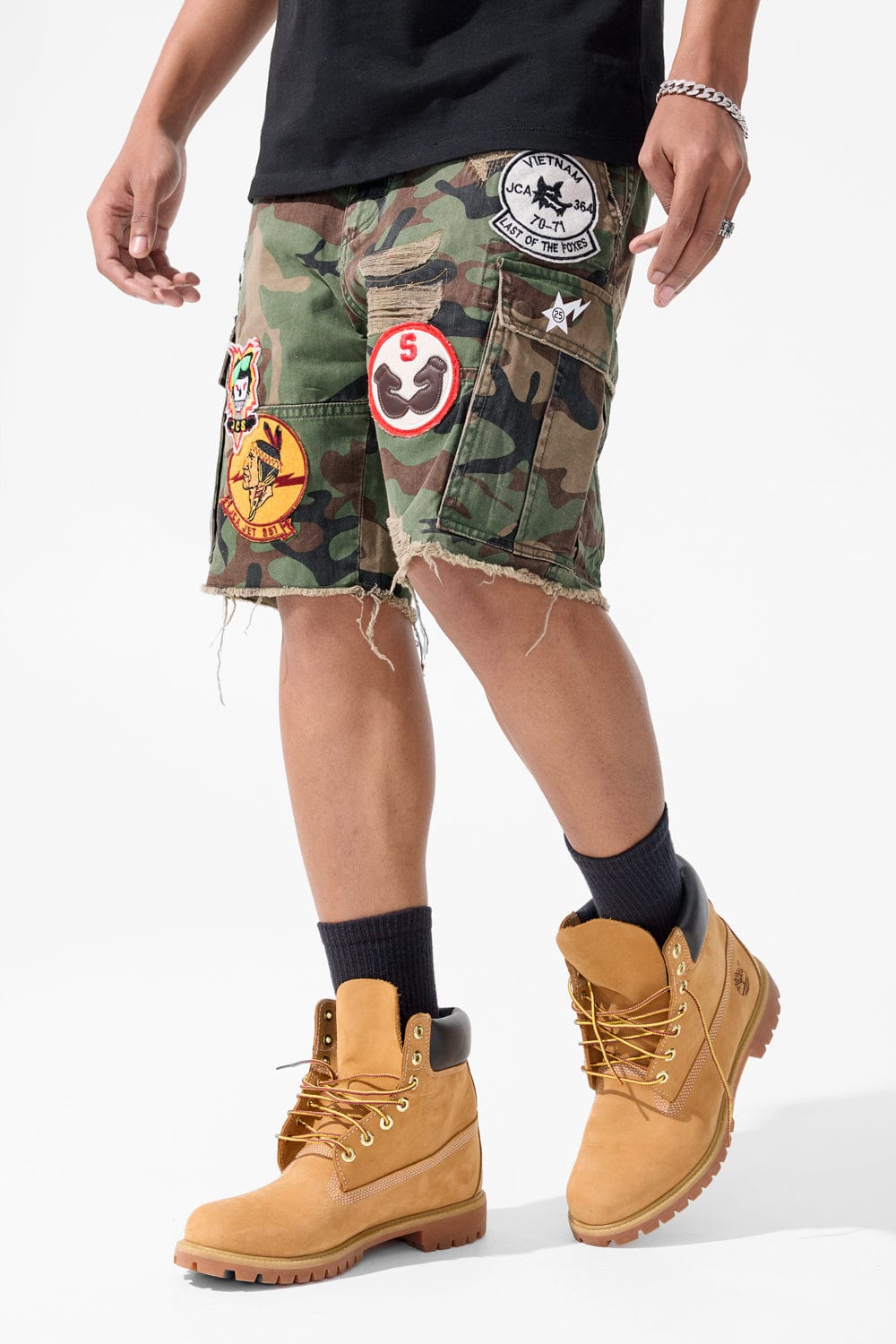 Jordan Craig Retro - War Angel Cargo Shorts (Vintage Camo)