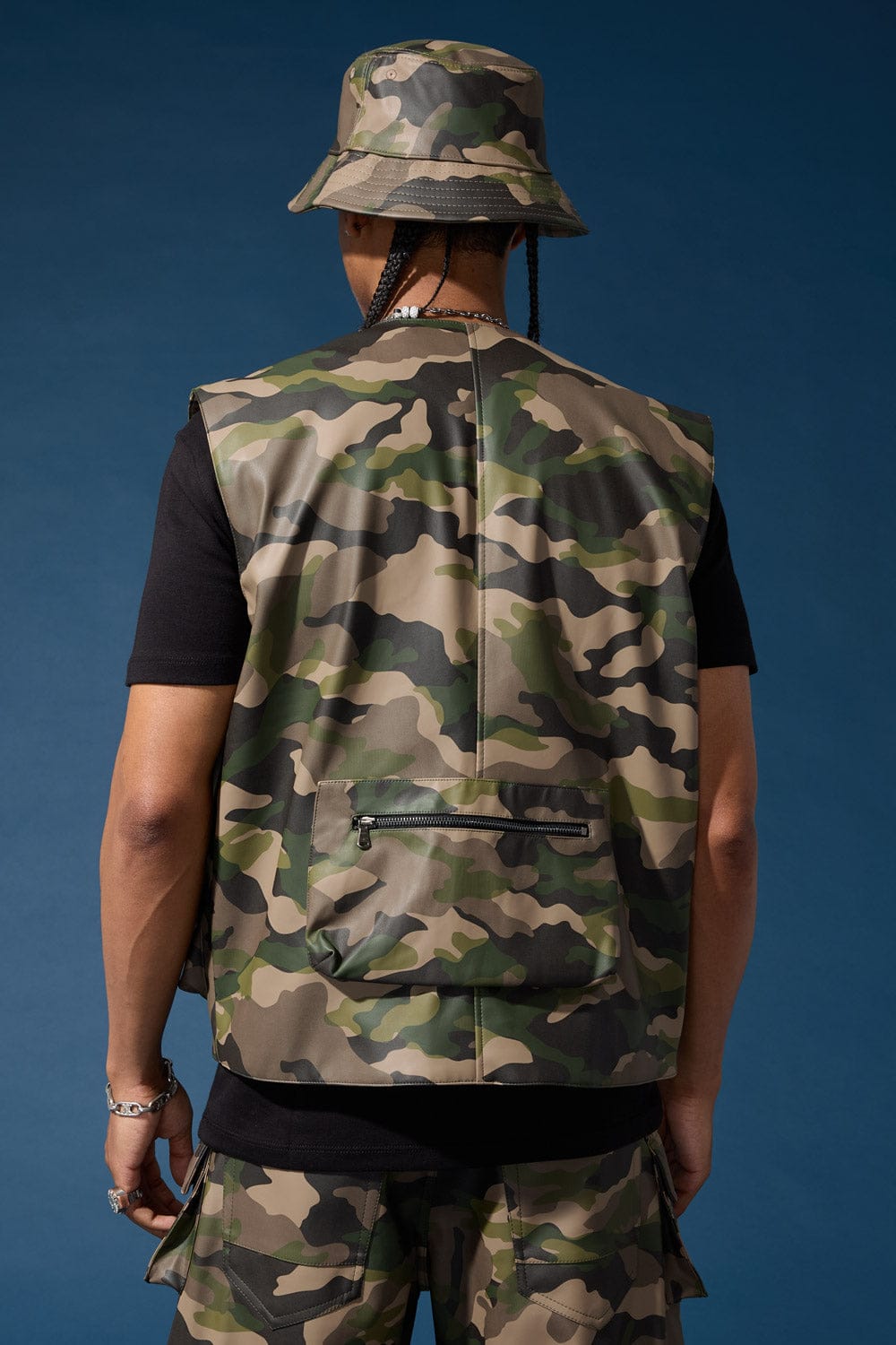 Jordan Craig Thriller Camo Cargo Vest (Vintage Camo)