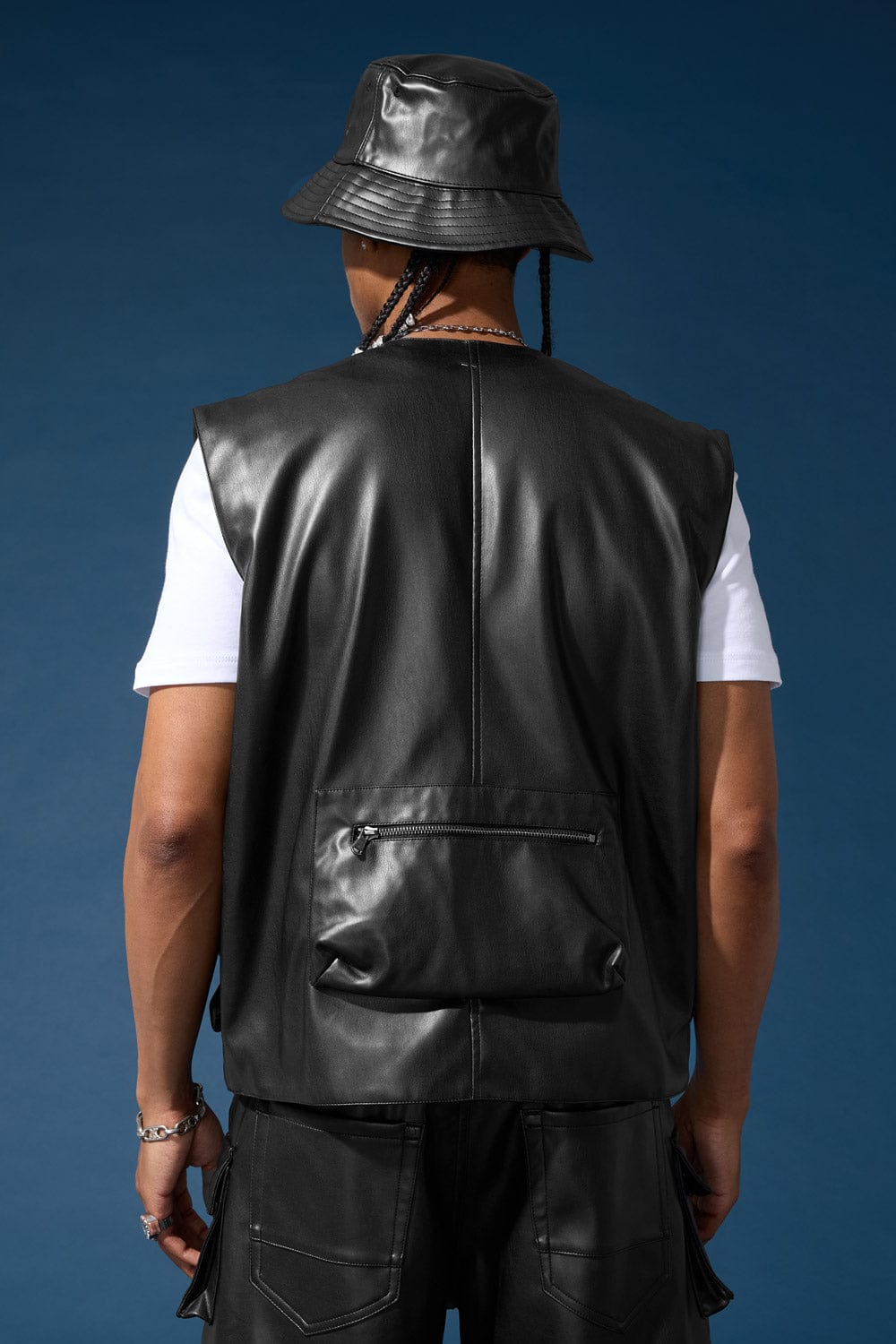 Jordan Craig Thriller Cargo Vest (Black)