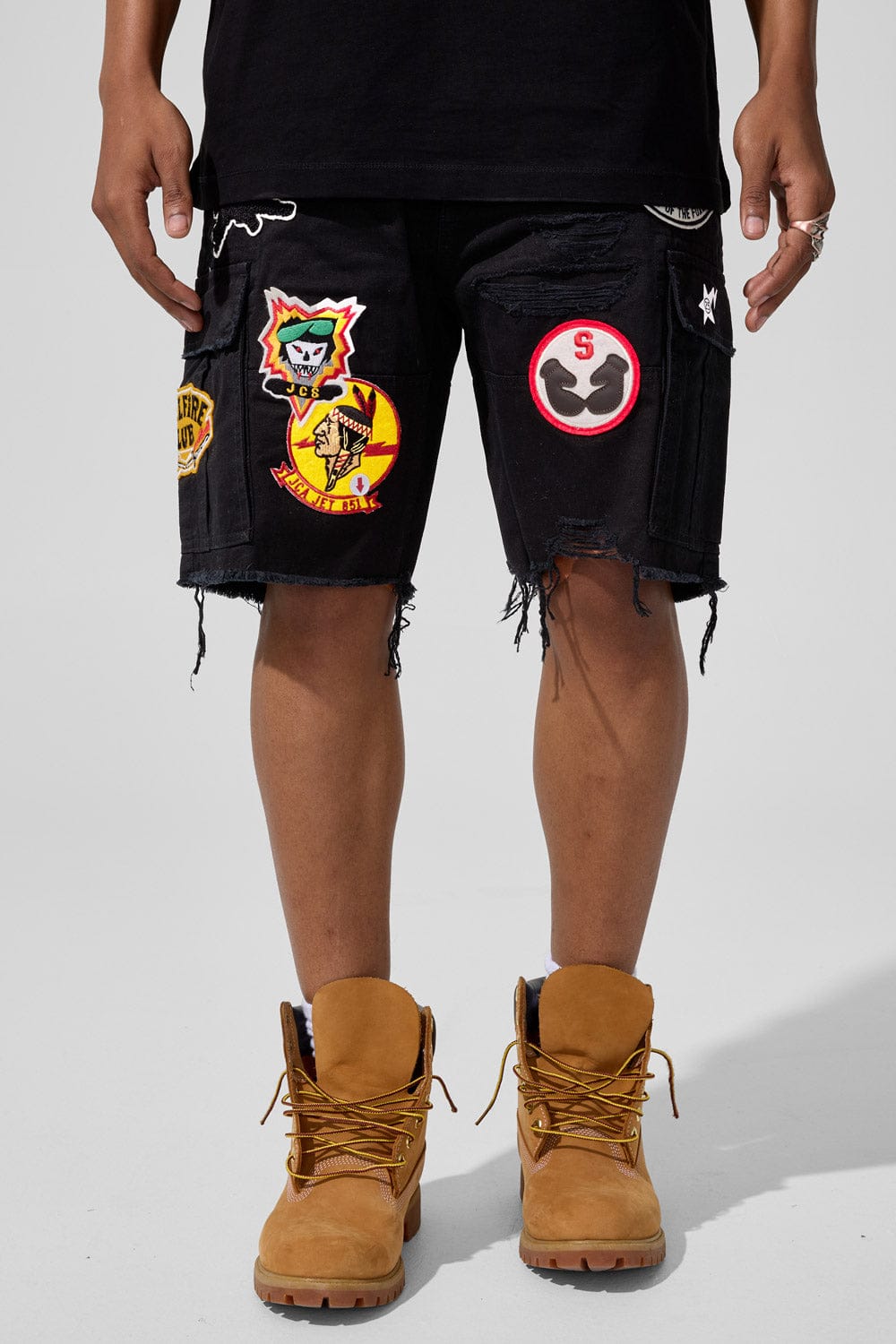 Jordan Craig Retro - War Angel Cargo Shorts Black / 30