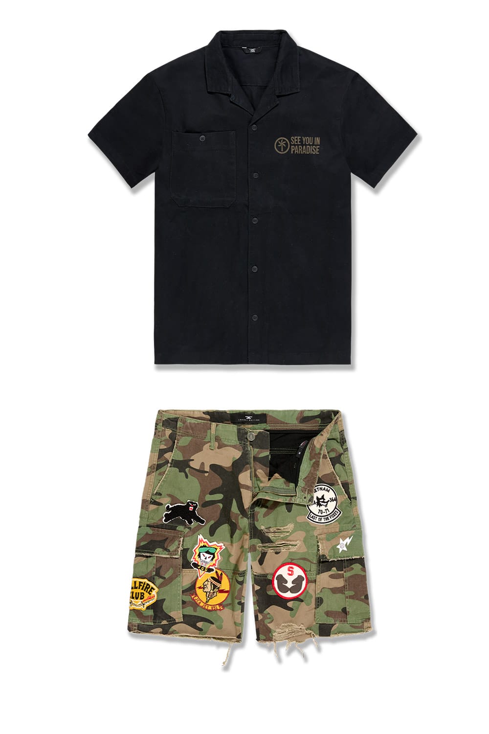 Jordan Craig War Angel Short x Work Shirt 2 Pack TOP: SMALL | BOTTOM : 30
