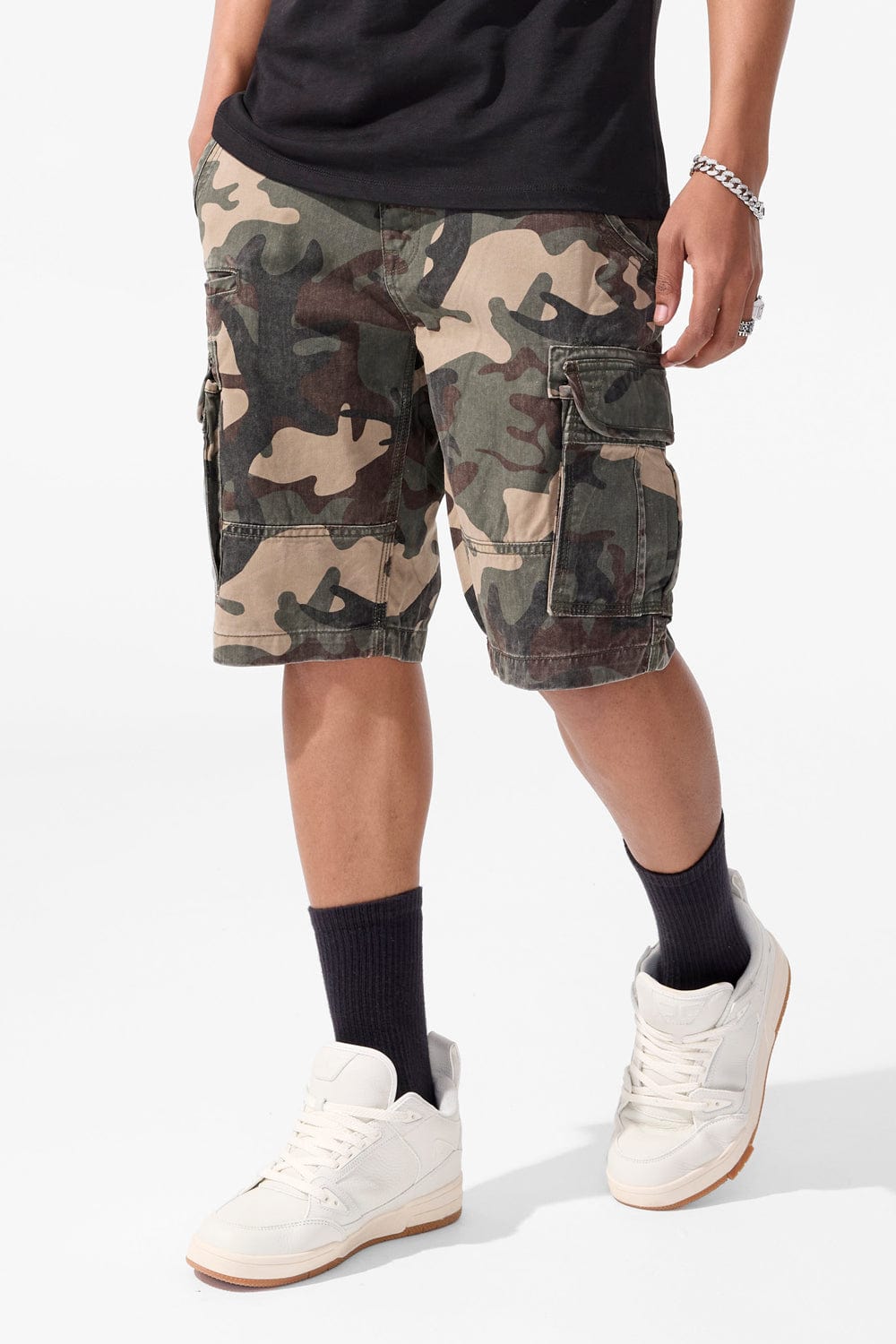 OG - Xavier Camo Cargo Shorts