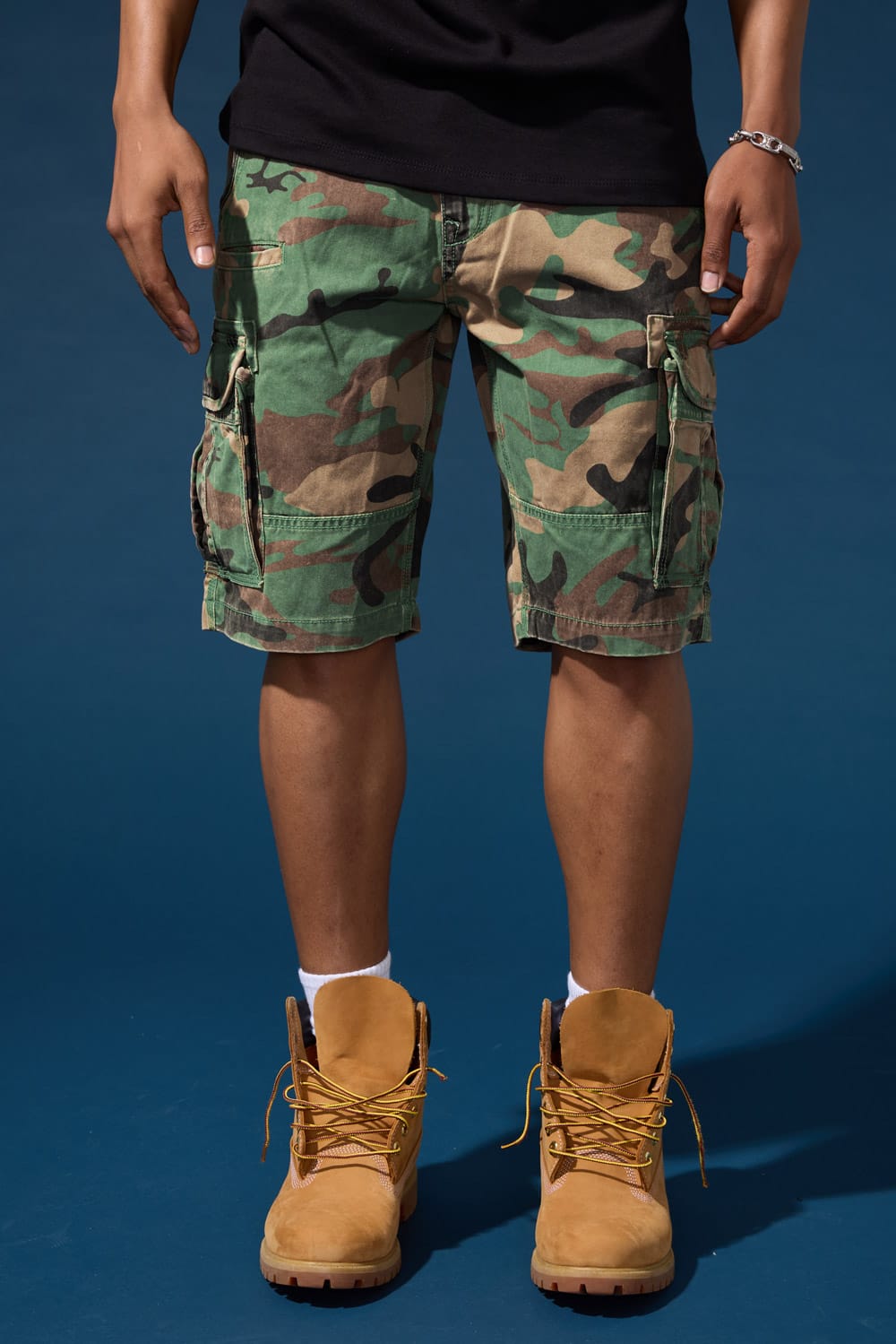 OG - Xavier Camo Cargo Shorts