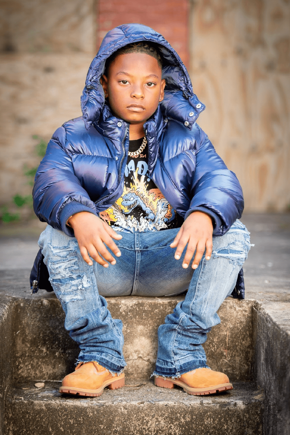 JC Kids Kids Astoria Bubble Jacket (Navy)