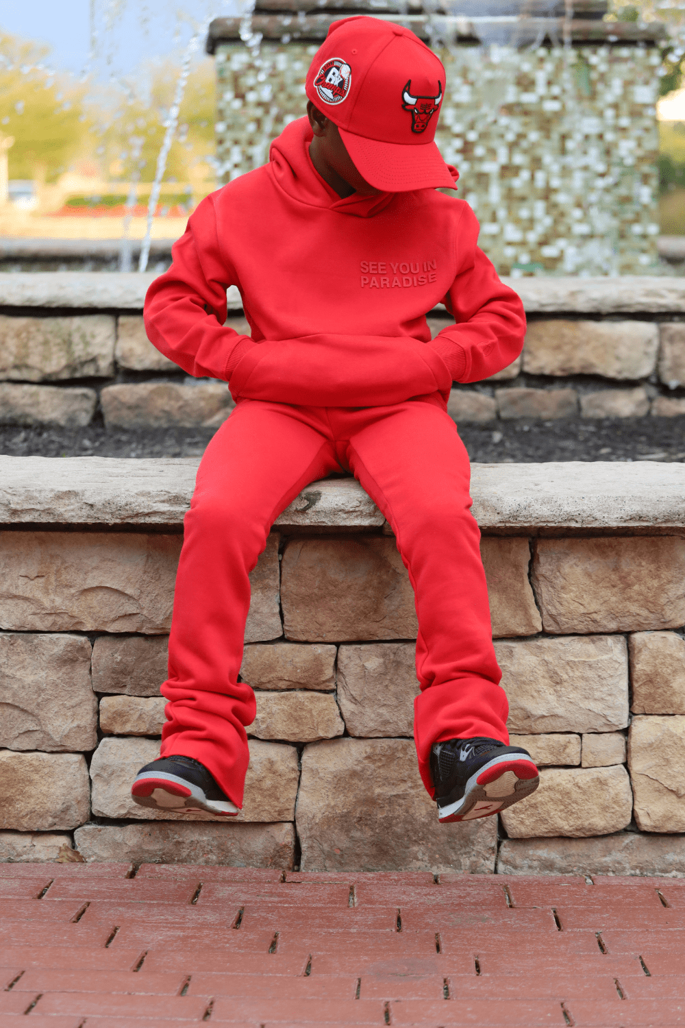 Jordan Craig Kids Hoodie Stacked Fleece Bundle (Red)