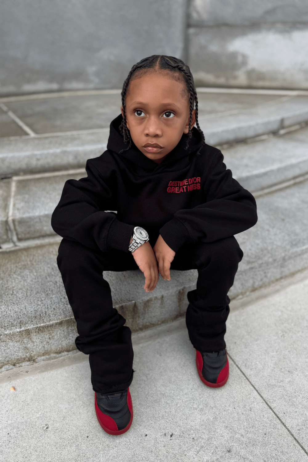 Jordan Craig Kids Destined For Greatness Fleece Bundle (Crimson)