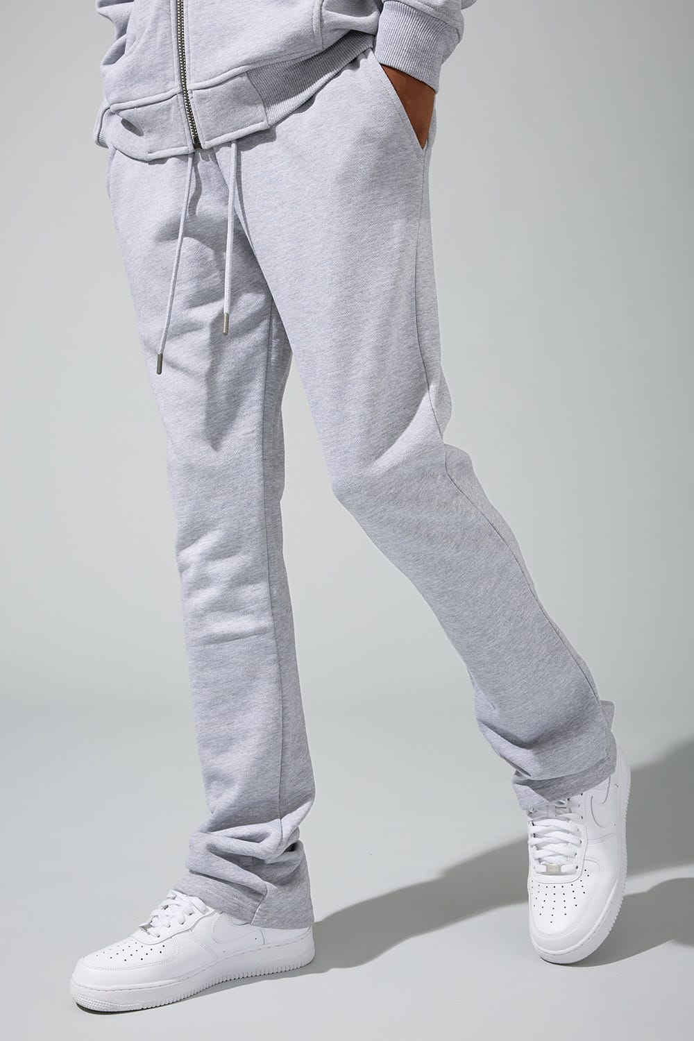 Jordan Craig Elliott Stacked Sweatpants Heather Grey / S