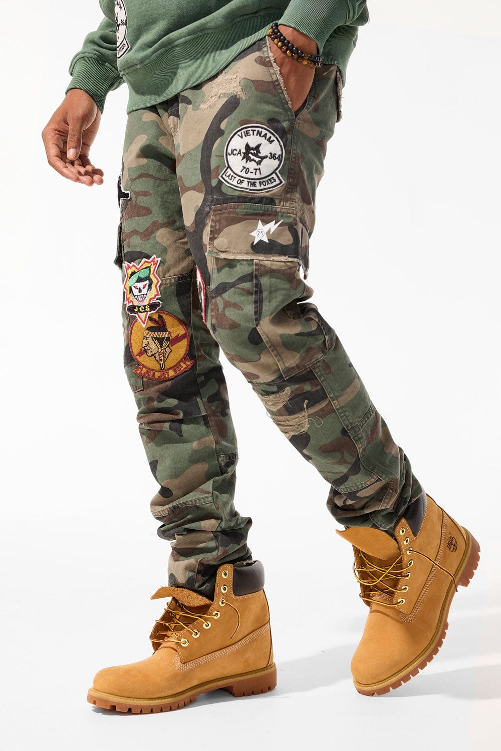 Jordan Craig Xavier - Hellfire Cargo Pants (Vintage Camo Diary) 30/30 / Vintage Warhawk Diary