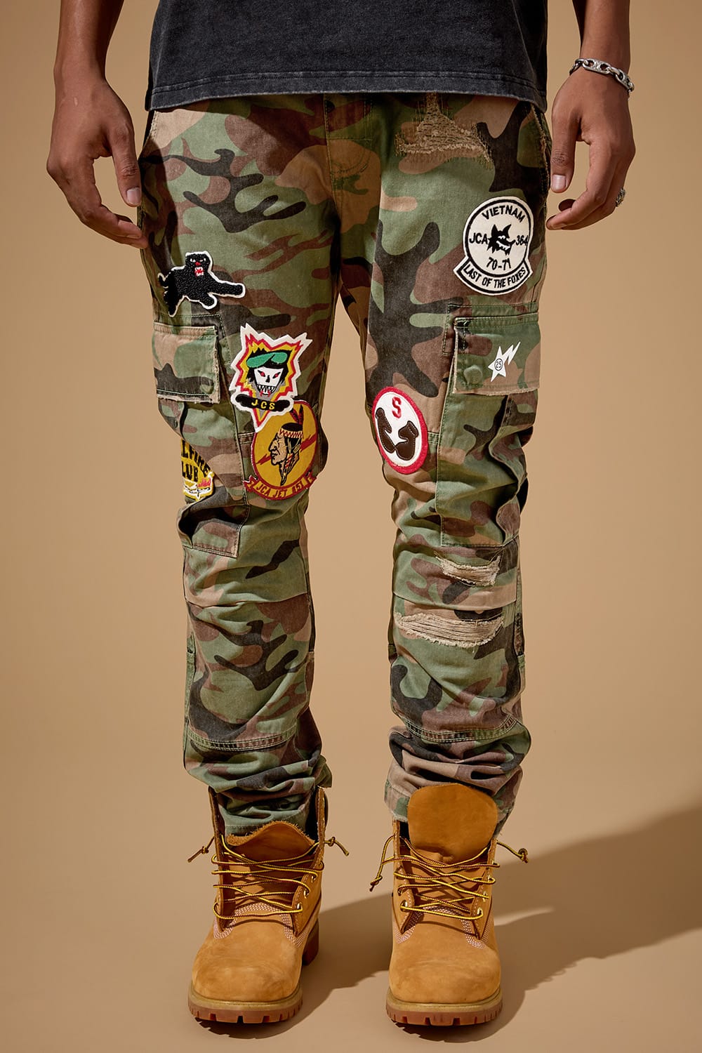Jordan Craig Xavier - Hellfire Cargo Pants (Vintage Camo Diary)