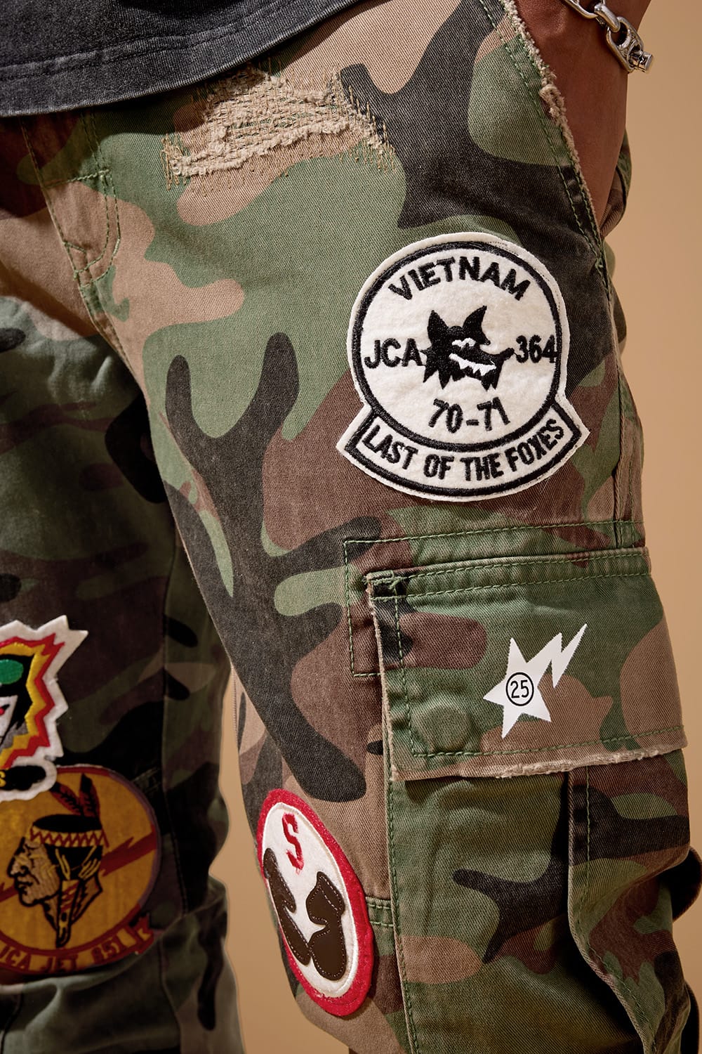 Jordan Craig Xavier - Hellfire Cargo Pants (Vintage Camo Diary)