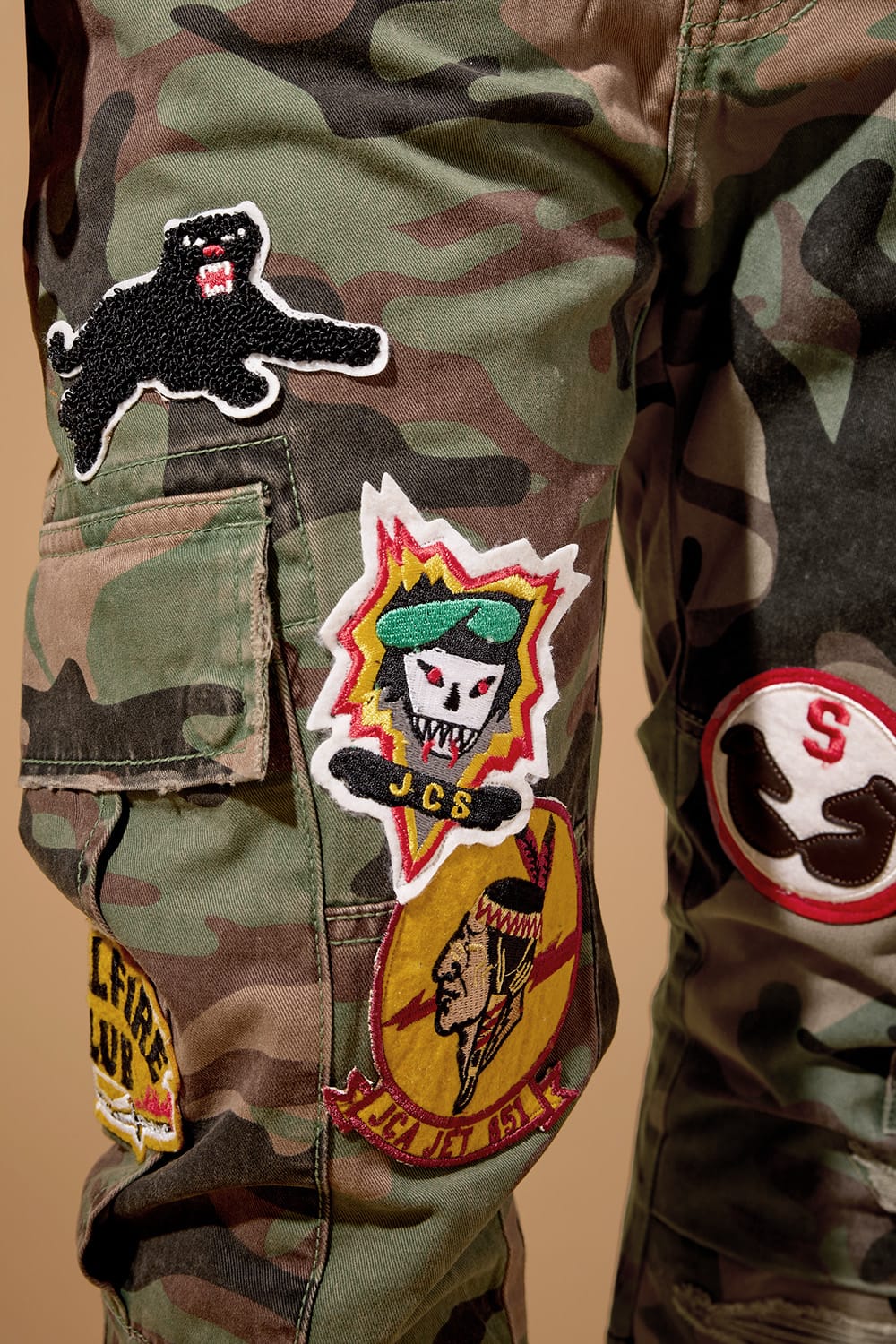 Jordan Craig Xavier - Hellfire Cargo Pants (Vintage Camo Diary)
