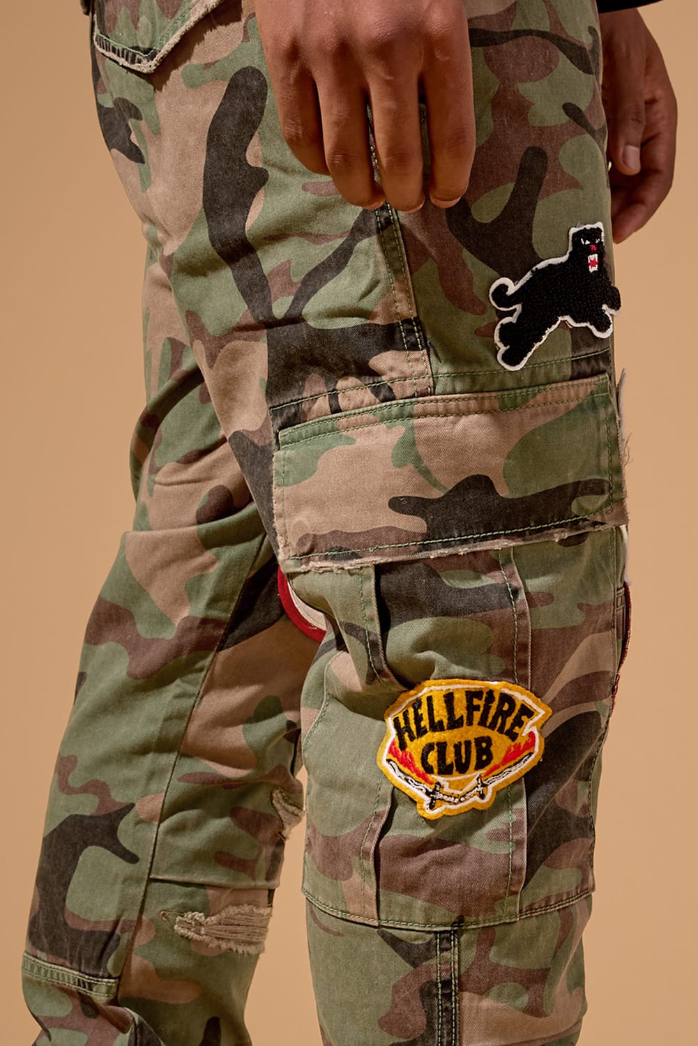 Jordan Craig Xavier - Hellfire Cargo Pants (Vintage Camo Diary)