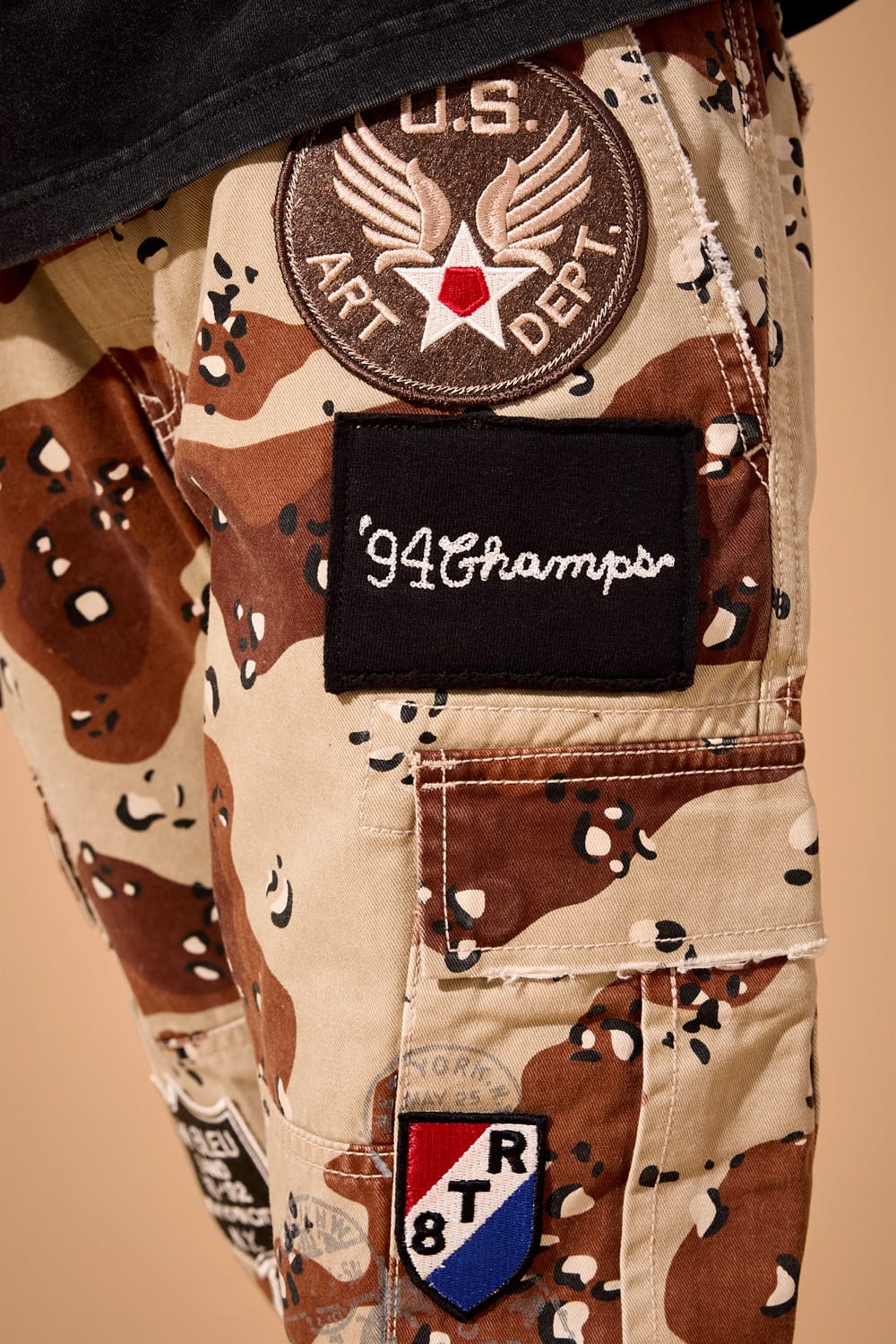 Jordan Craig Xavier - Purple Heart Cargo Pants (Desert Camo)