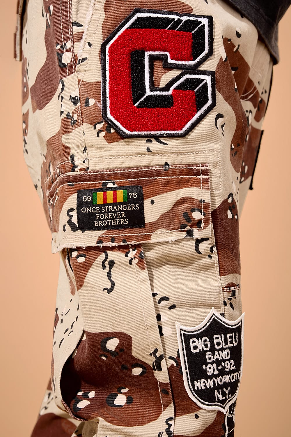 Jordan Craig Xavier - Purple Heart Cargo Pants (Desert Camo)
