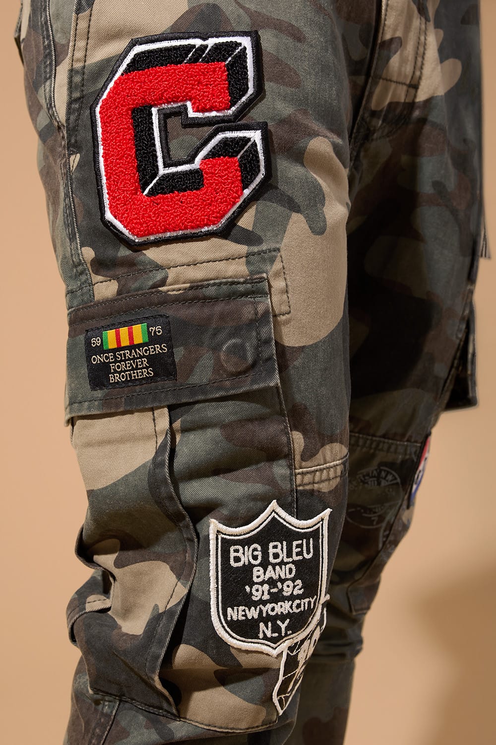 Jordan Craig Xavier - Purple Heart Cargo Pants (Woodland)
