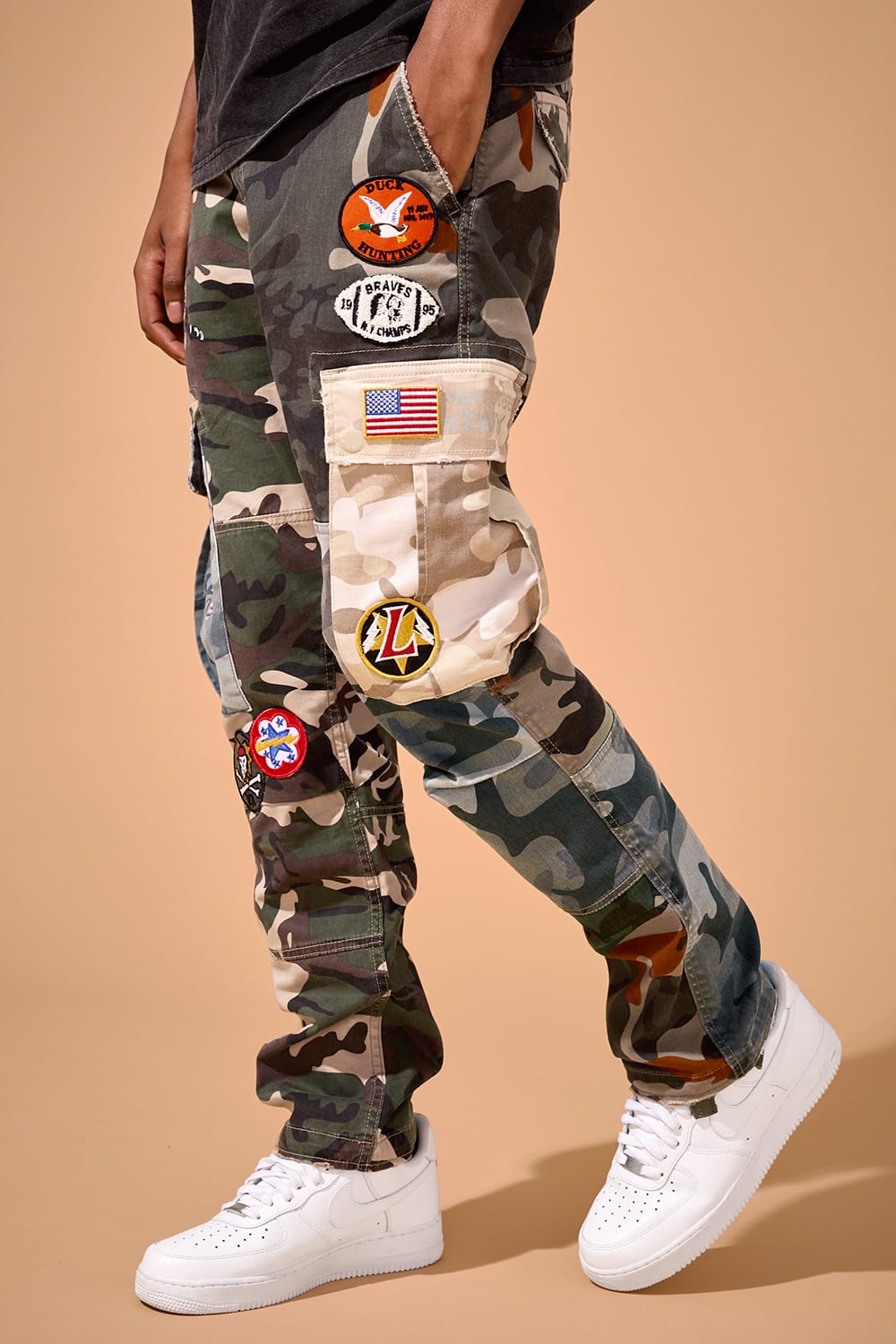 Jordan Craig Xavier - Nomad Camo Cargo Pants (Vintage Camo) Vintage Camo / 30 / 30