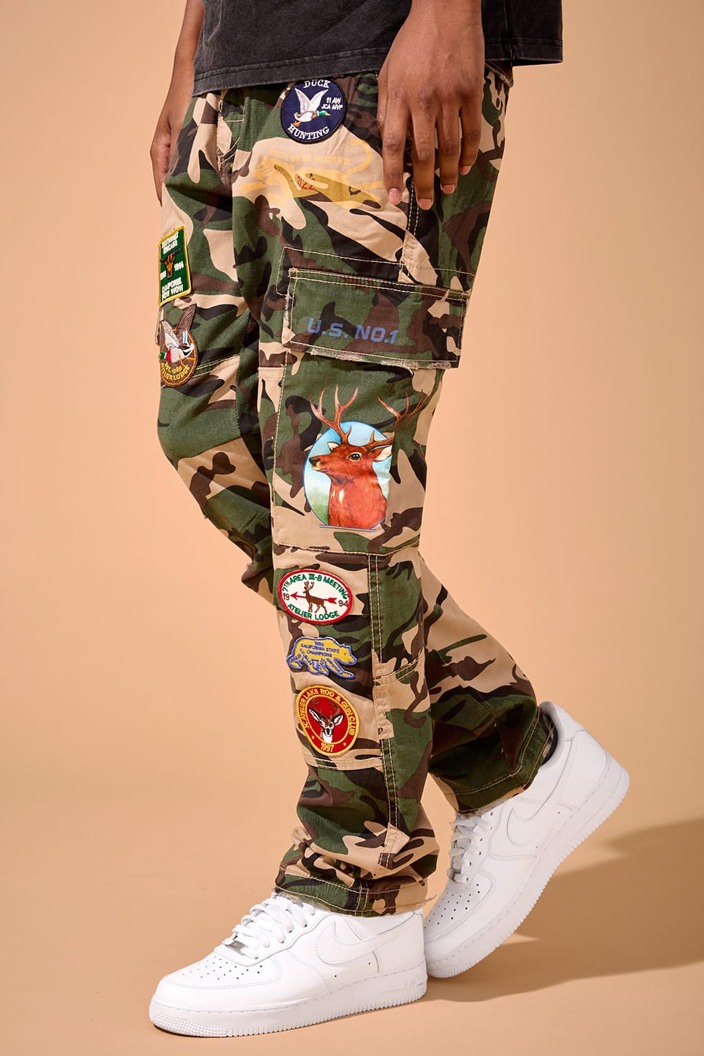 Jordan Craig Xavier - Open Season Cargo Pants (Woodland) Woodland / 30 / 30