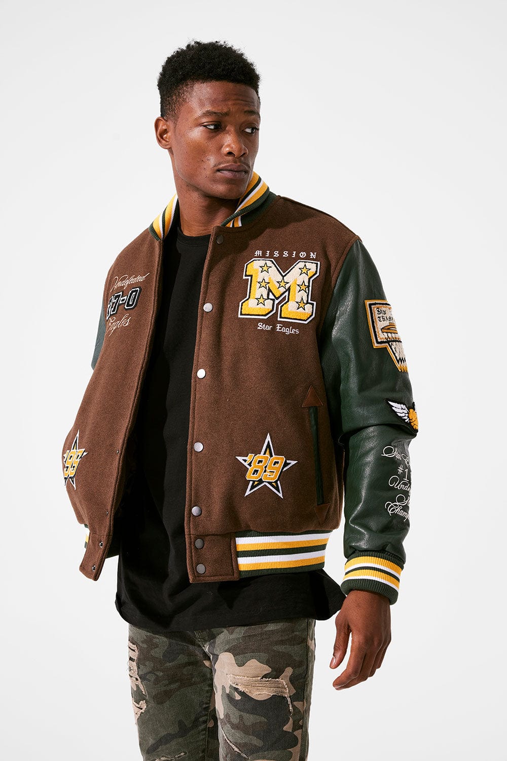 Jordan Craig Star Eagles Varsity Jacket (Mission)