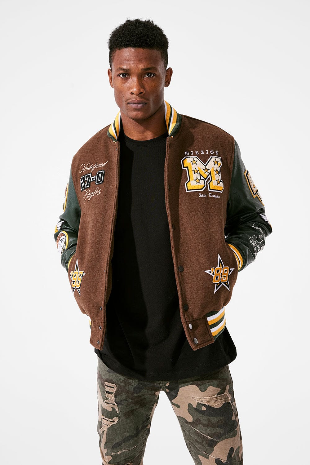 Jordan Craig Star Eagles Varsity Jacket (Mission)