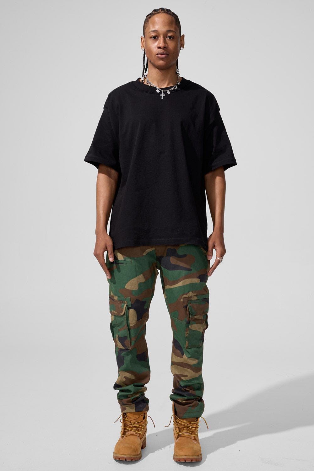 Xavier - OG Camo Cargo Pants (Classic Woodland)
