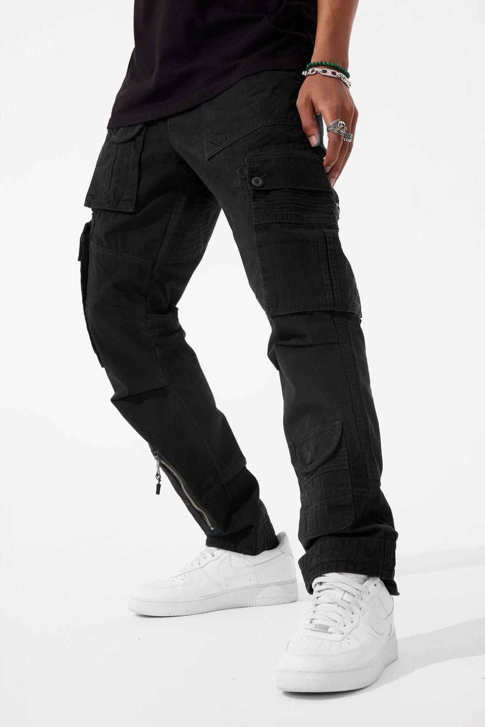 Jordan Craig Xavier - Divinity Cargo Pants (Black) 30/30 / Black