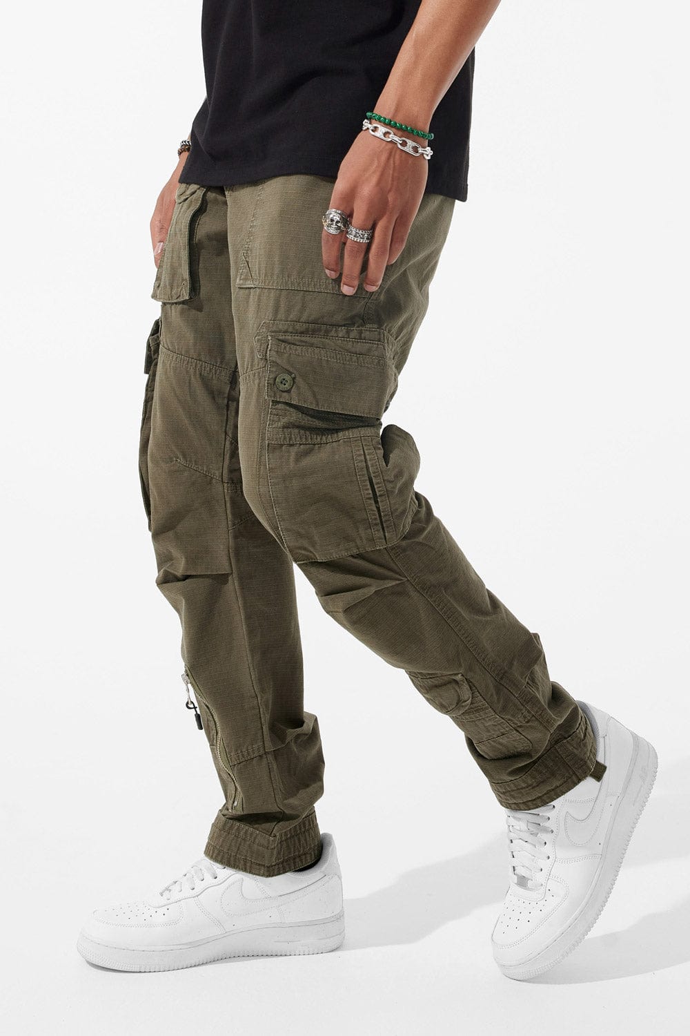 Jordan Craig Xavier - Divinity Cargo Pants Olive / 30/30