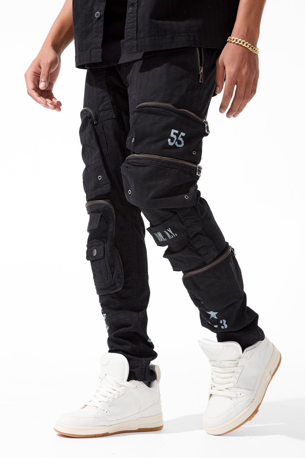 Jordan Craig Sean - Infantry Division Cargo Pants (Black) 30/32 / Black