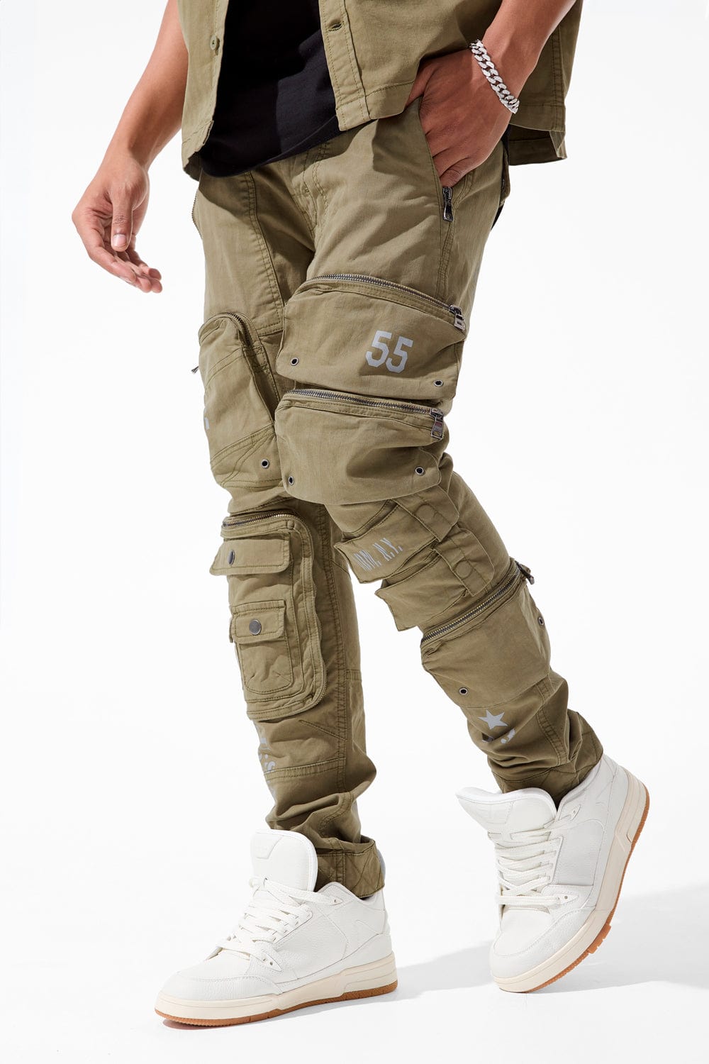 Jordan Craig Sean - Infantry Division Cargo Pants (Olive) 30/32 / Olive