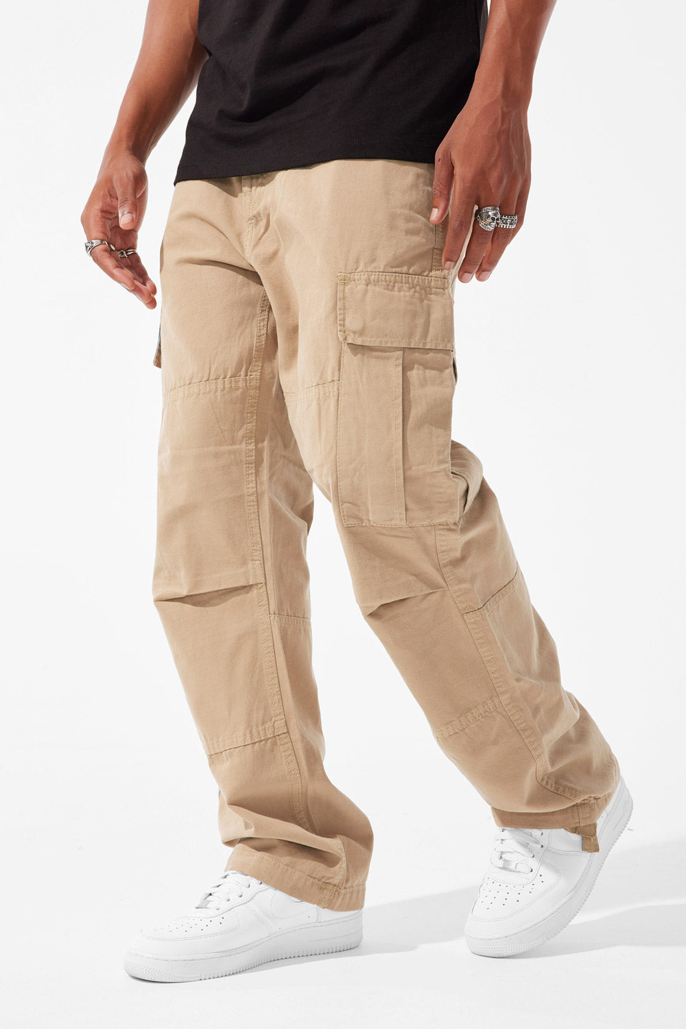 Brian - Airwalk Cargo Pants (Khaki)