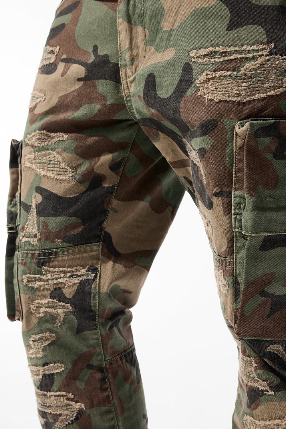 Xavier - Rebel Cargo Pants (Vintage Camo)