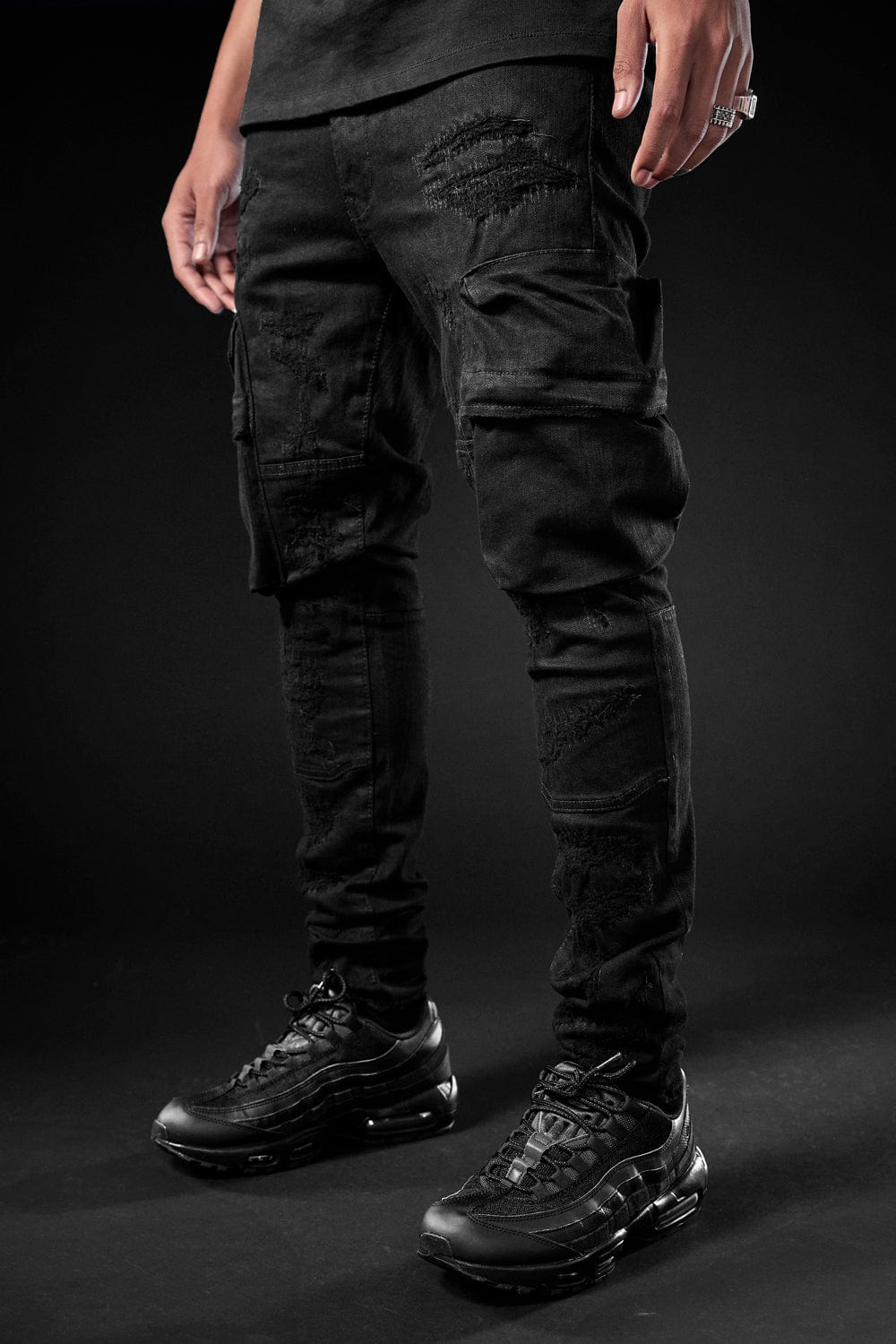 Jordan Craig Ross - Heavy Hitter Cargo Denim (Black)