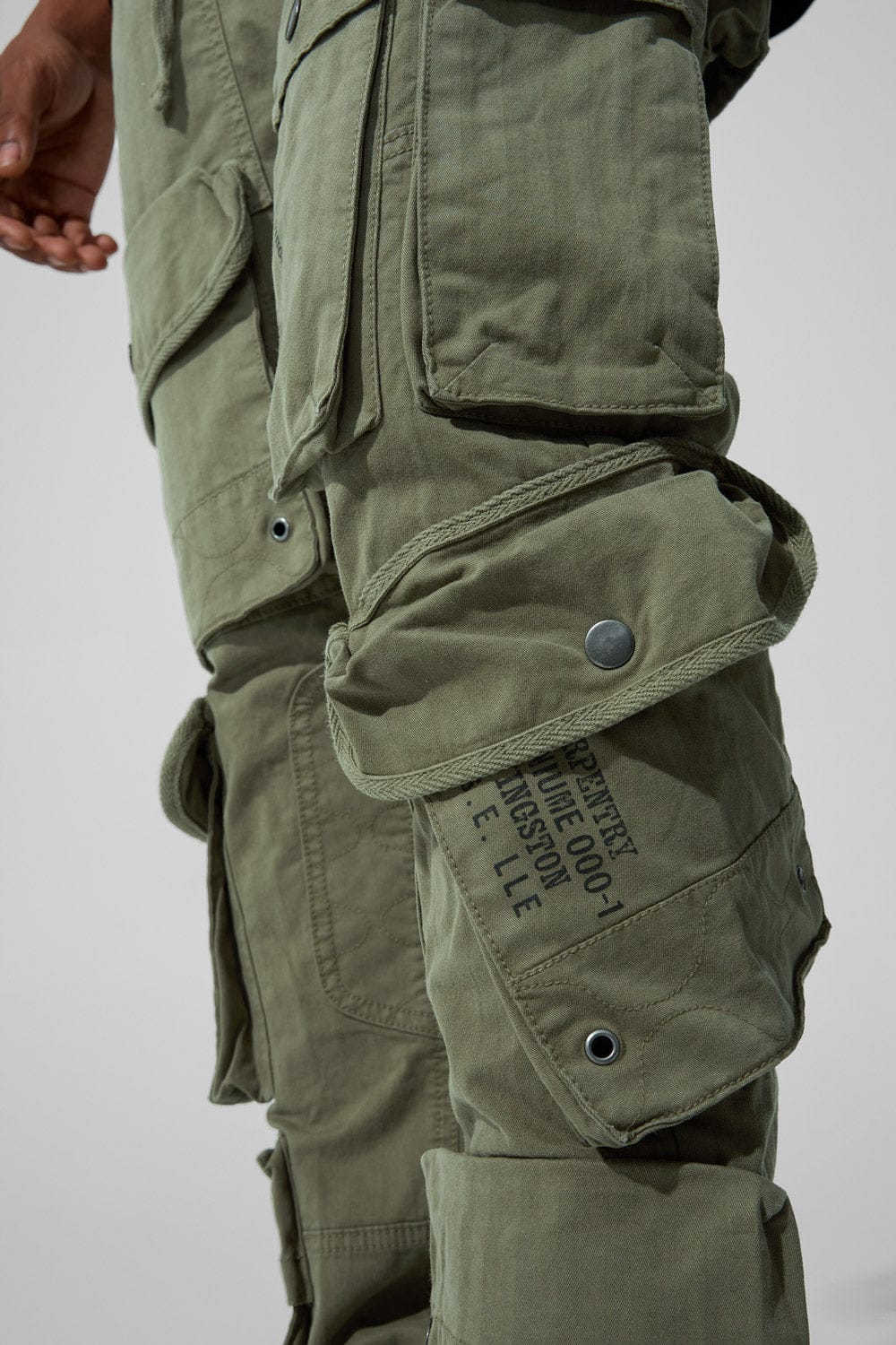 Jordan Craig Slim Taper Fit - Defcon Cargo Pants (Olive) - Sean Collection