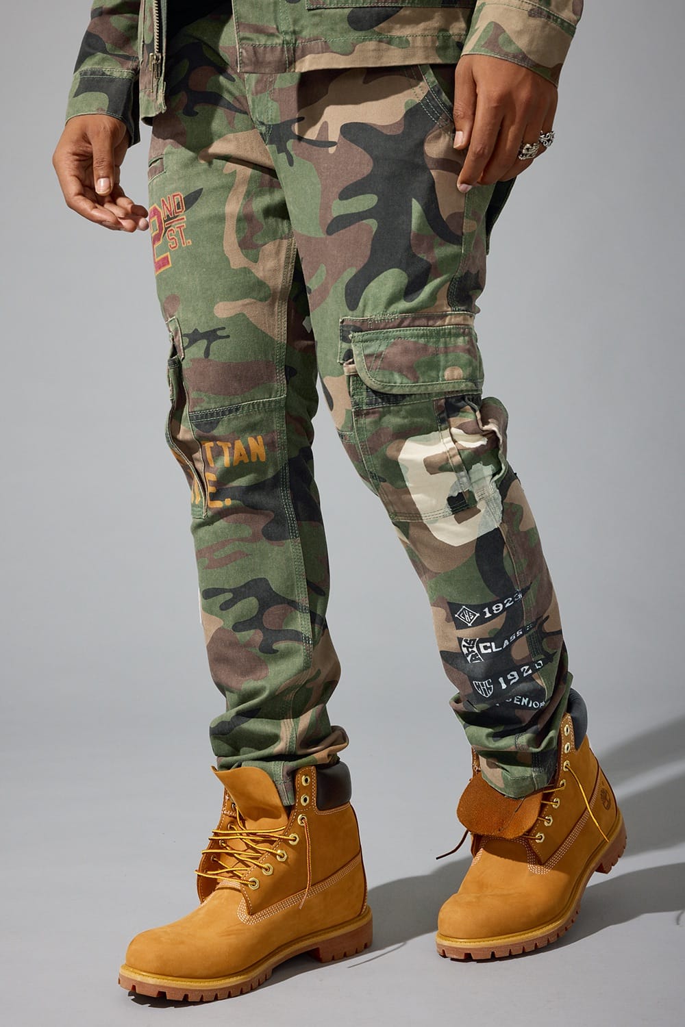 Jordan Craig Xavier - Battalion Cargo Pants (Vintage Camo) Vintage Camo / 30 / 30