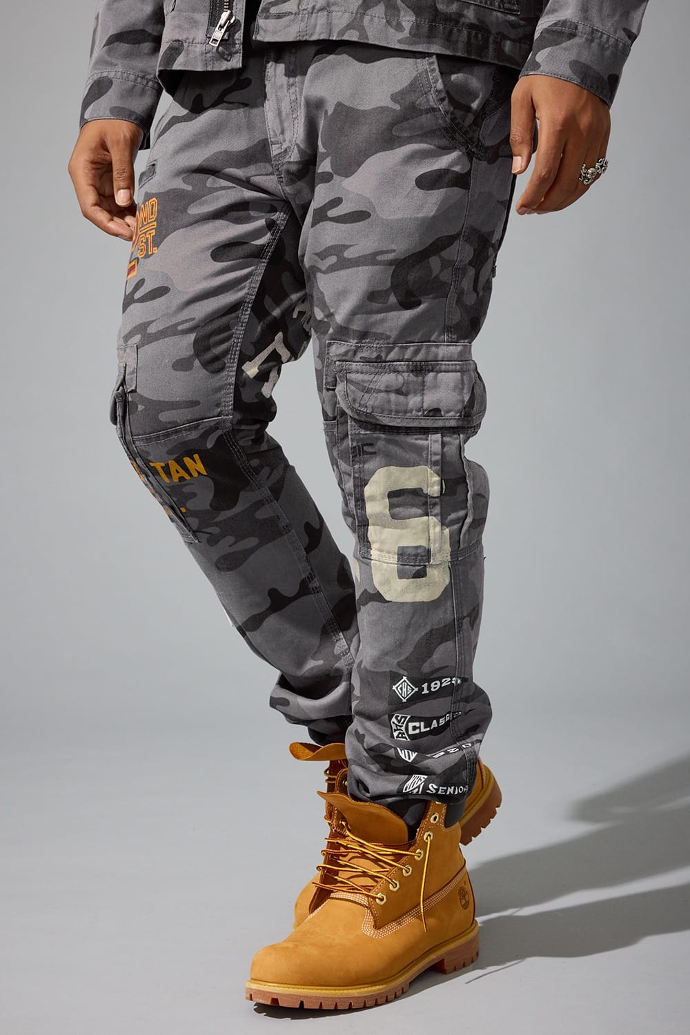Jordan Craig Xavier - Battalion Cargo Pants (Black Camo)