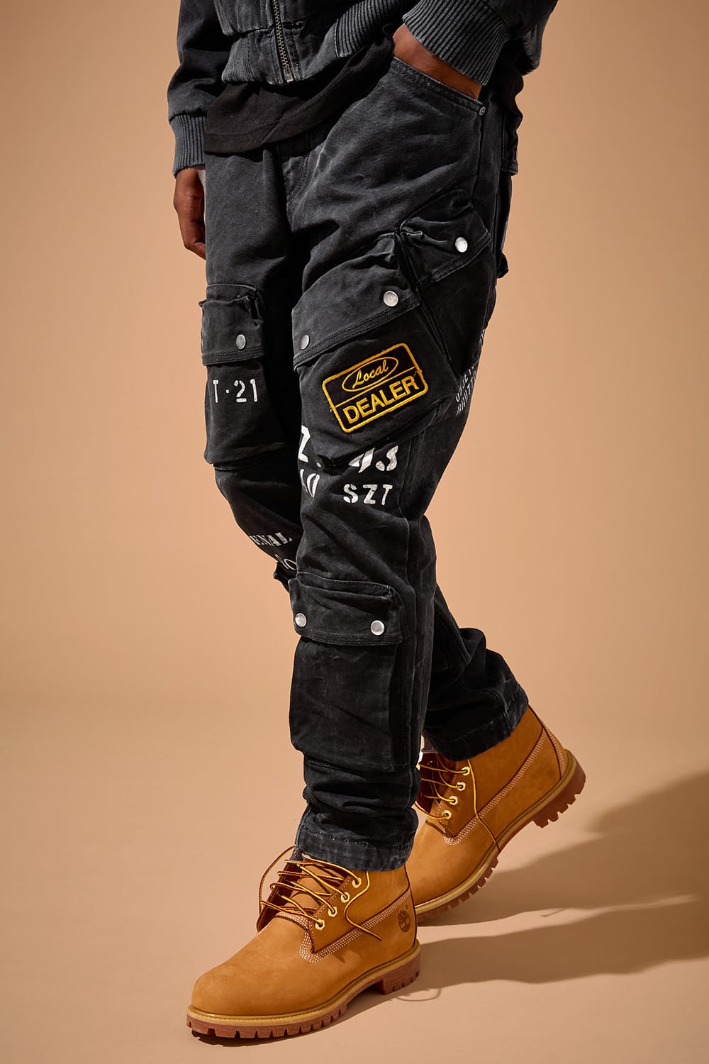 Jordan Craig Xavier - Pelham Bay Cargo Pants Vintage Black / 30 / 30