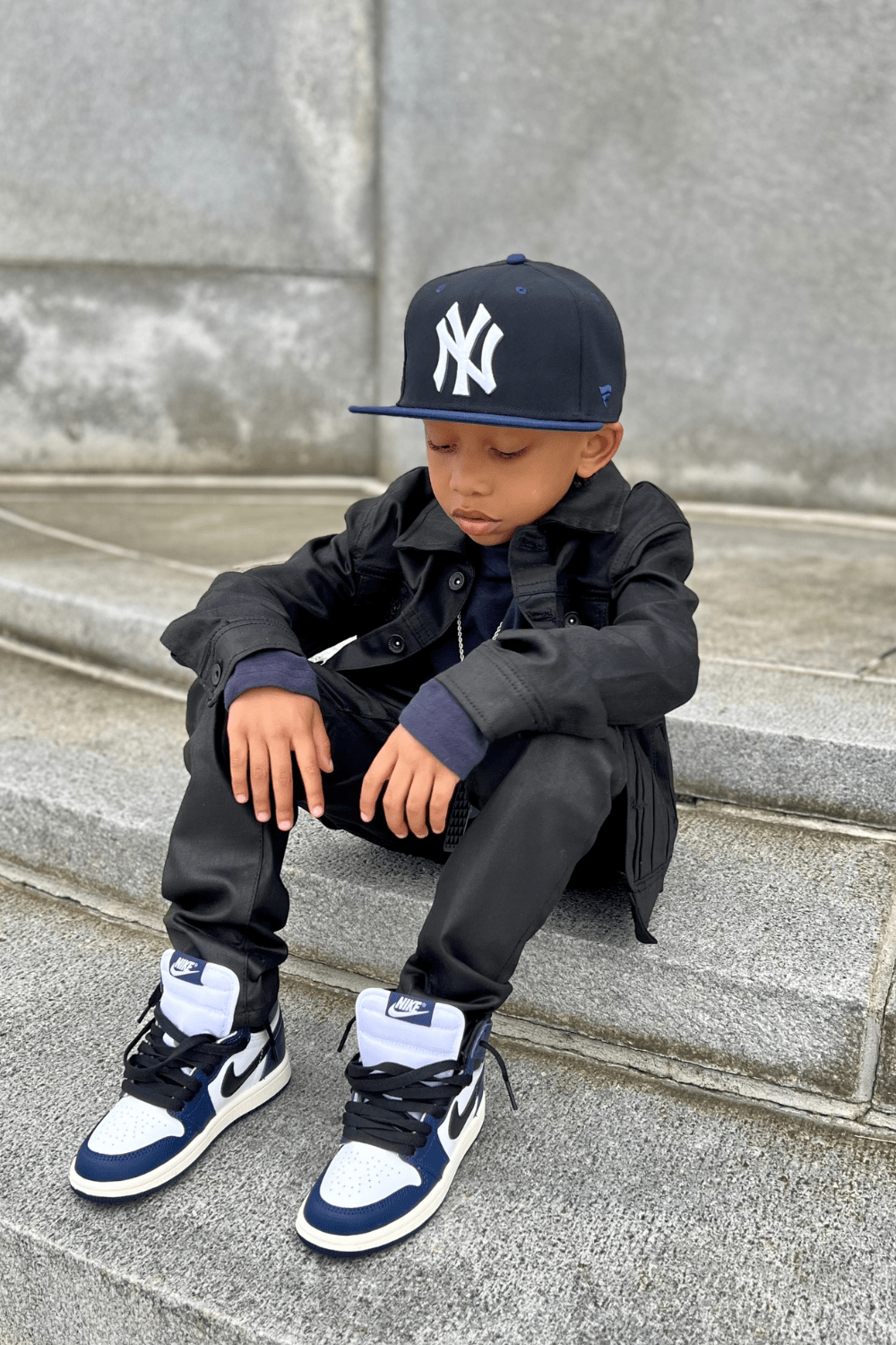 JC Kids Kids Smooth Criminal Denim (Jet Black)