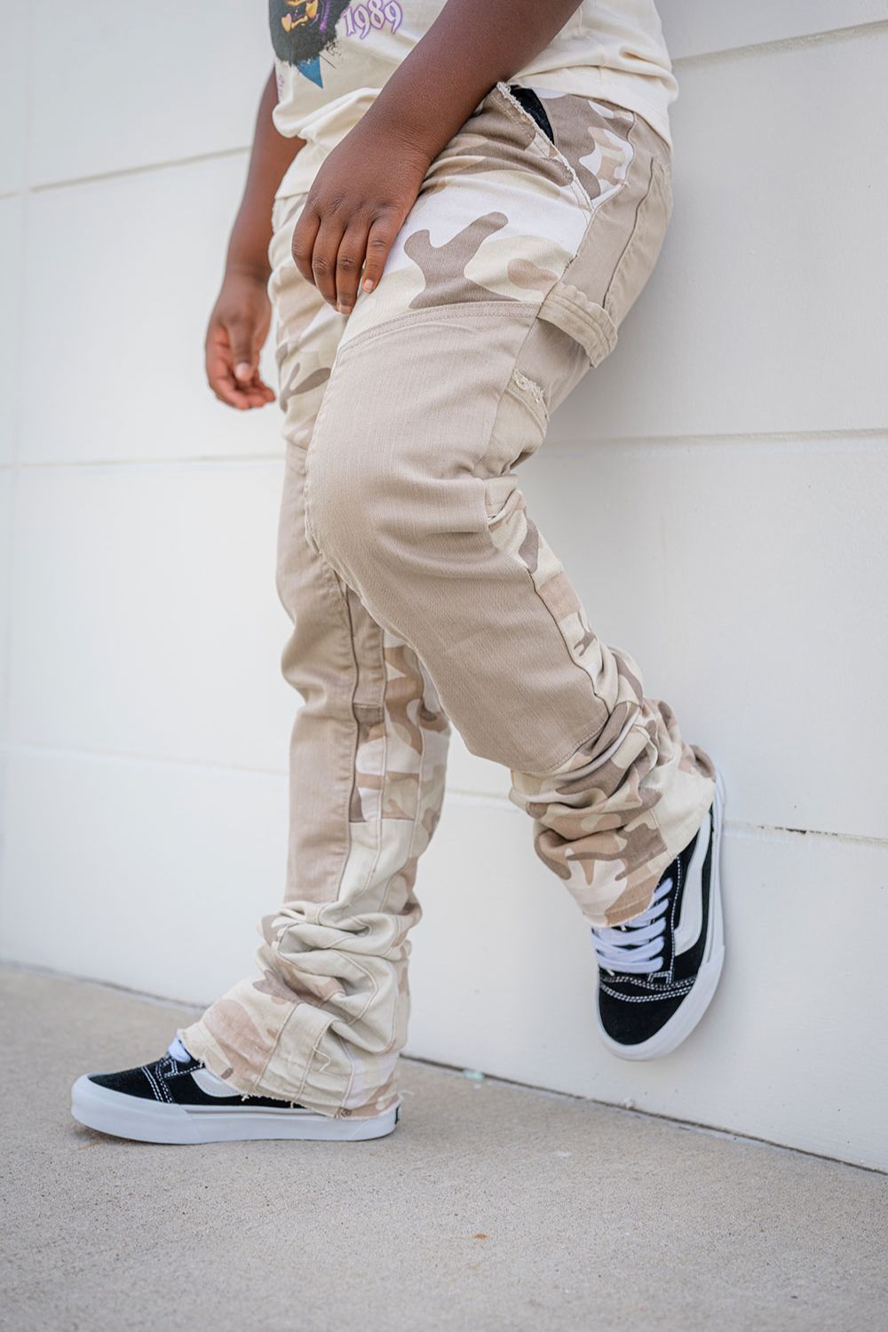 Kids Stacked Carlsbad Denim (Sand Camo)