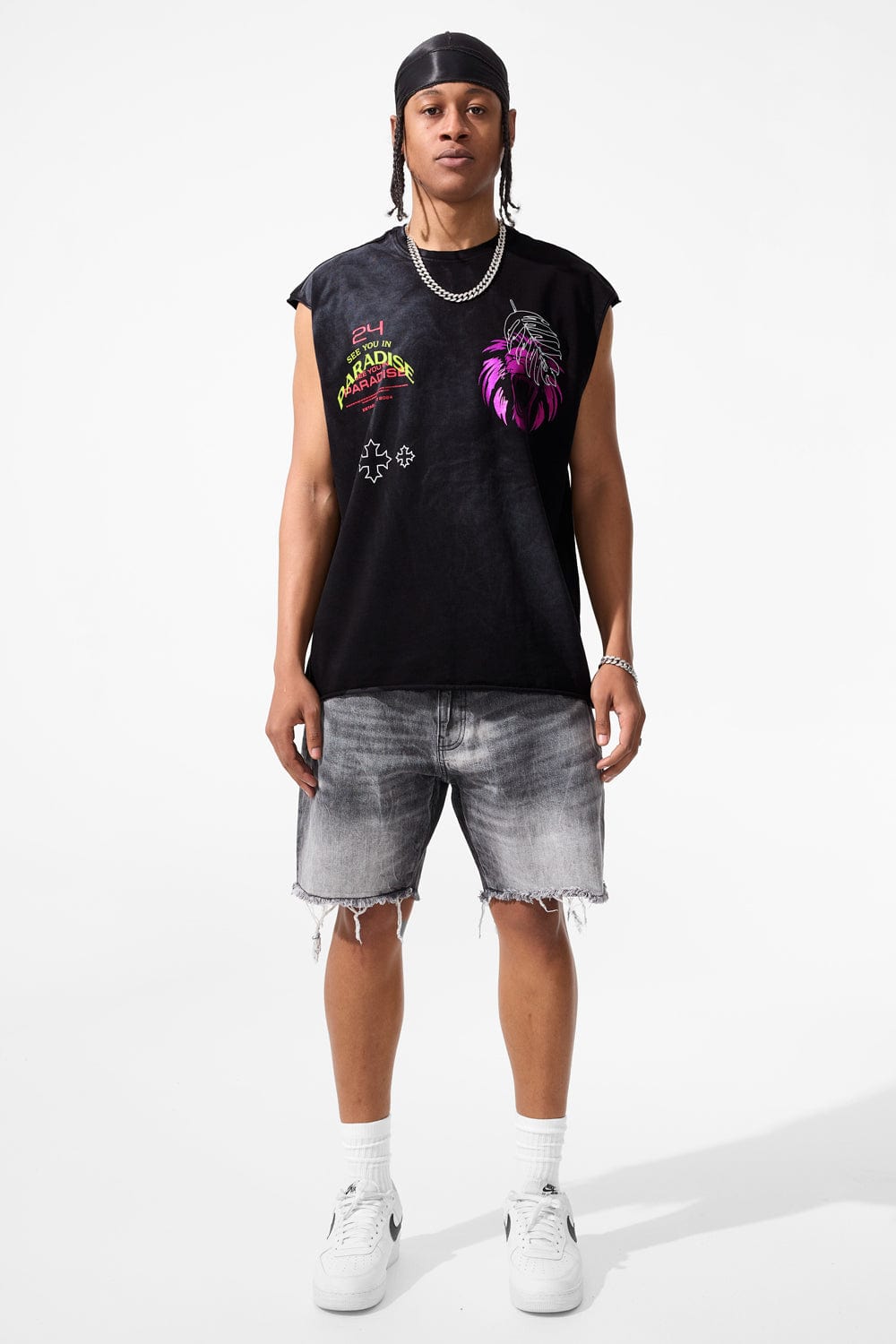 Jordan Craig Lions Den Cut Off T-Shirt