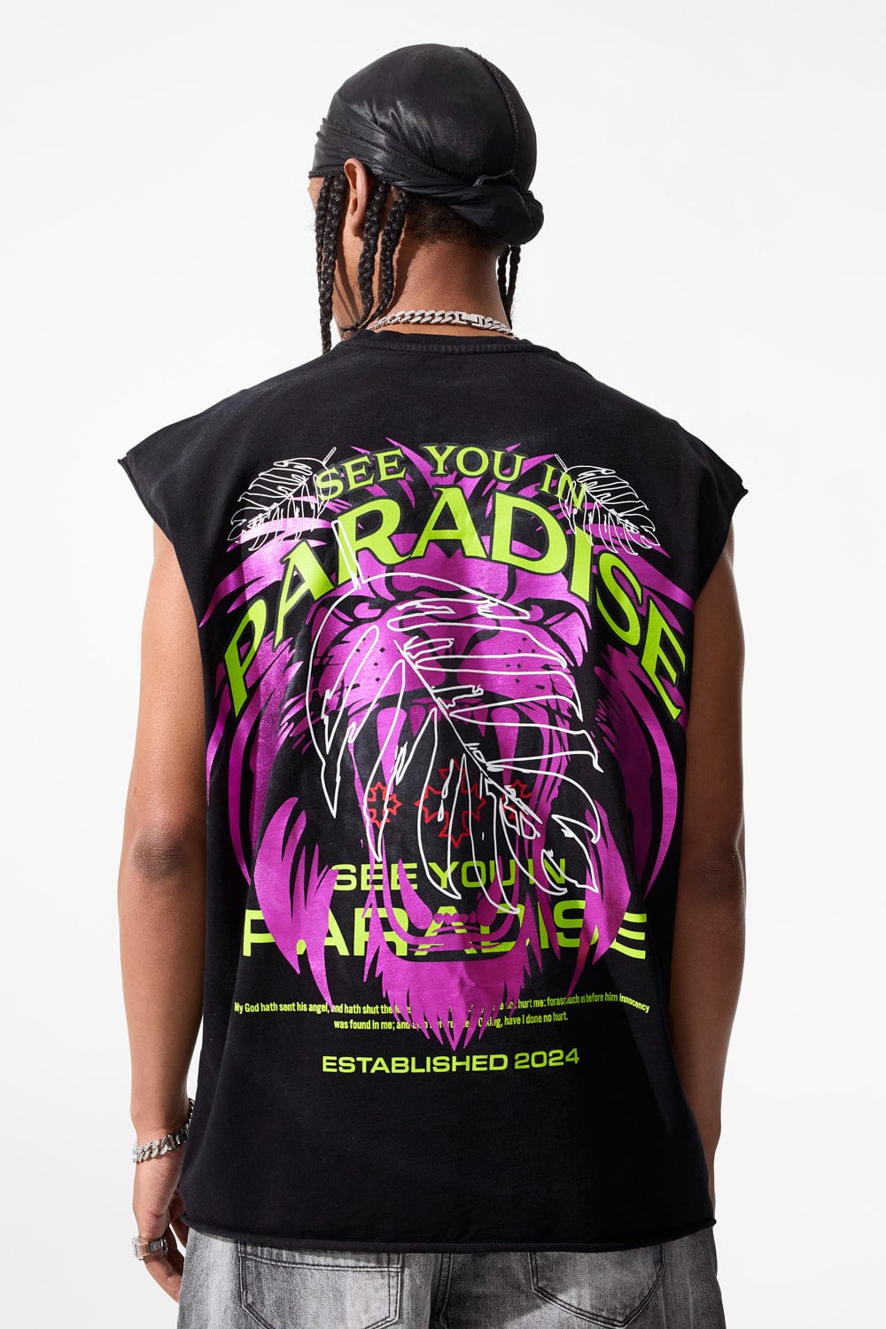 Jordan Craig Lions Den Cut Off T-Shirt