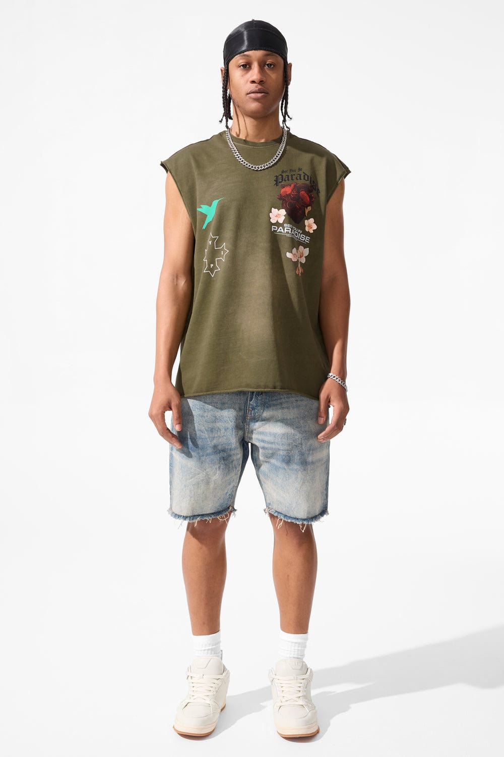 Jordan Craig Heartfelt Cut Off T-Shirt