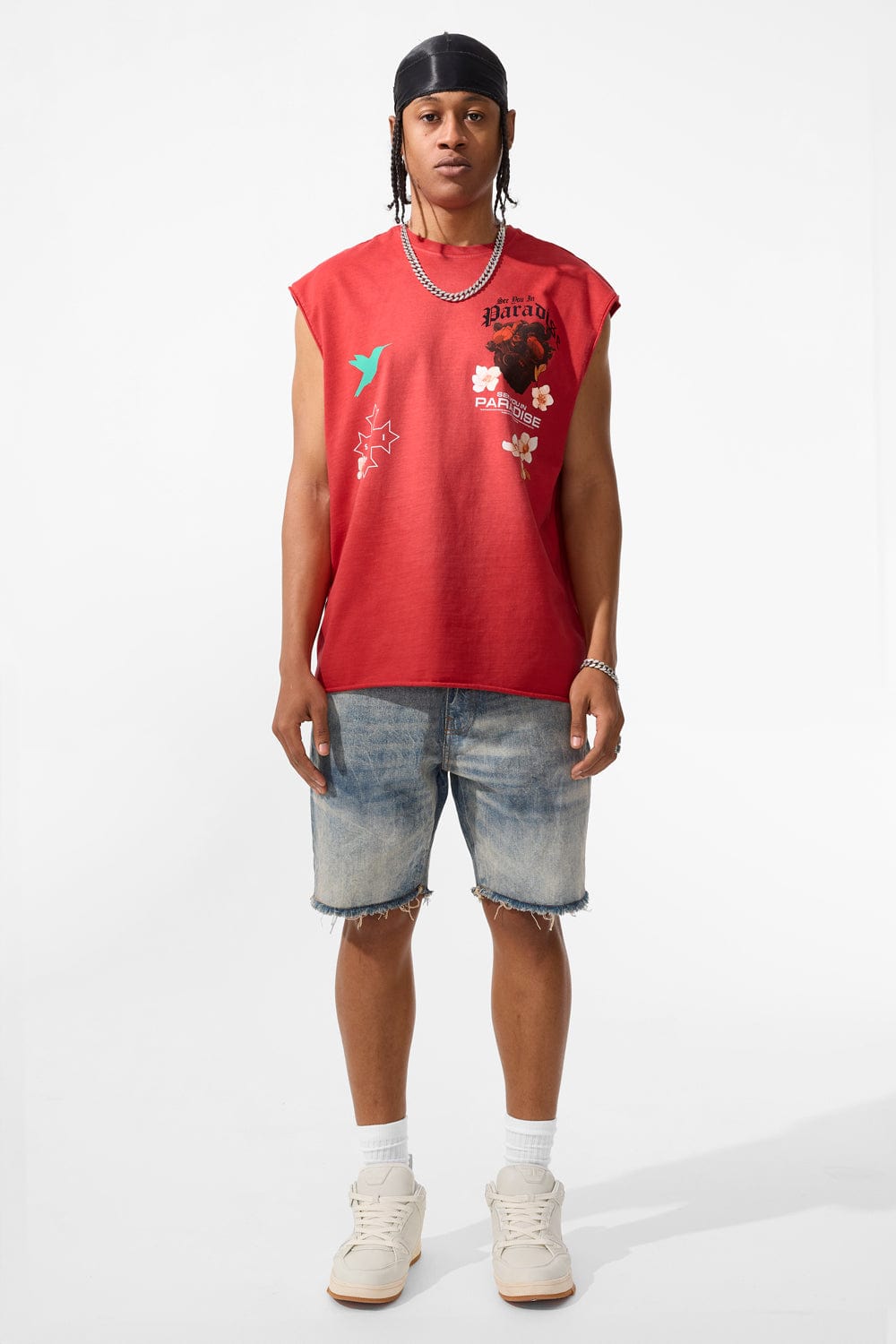 Jordan Craig Heartfelt Cut Off T-Shirt