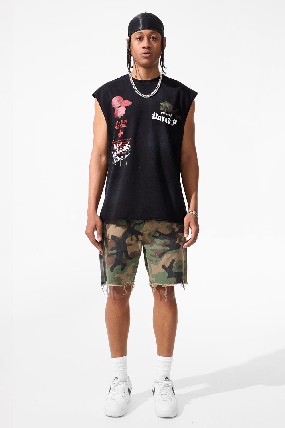 Jordan Craig Fallen Kingdom Cut Off T-Shirt