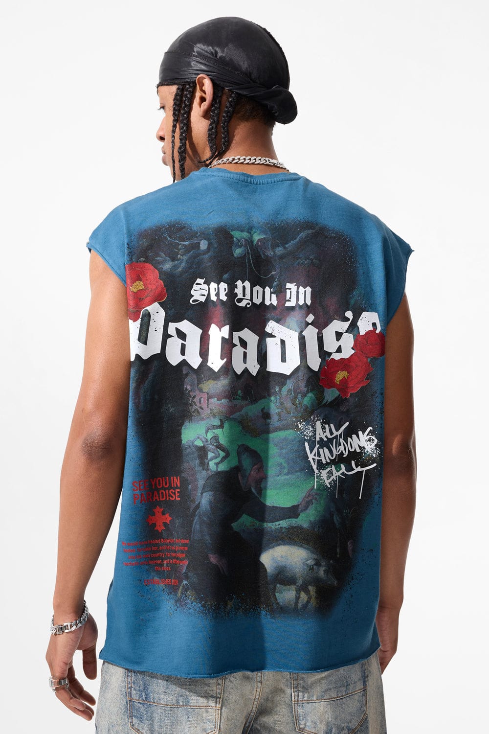 Jordan Craig Fallen Kingdom Cut Off T-Shirt