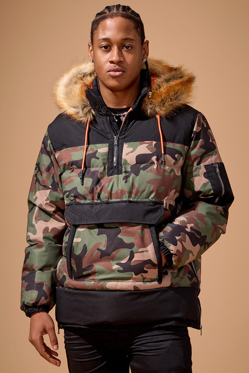 Jordan Craig Concord Pullover Anorak (Vintage Camo) S / Vintage Camo