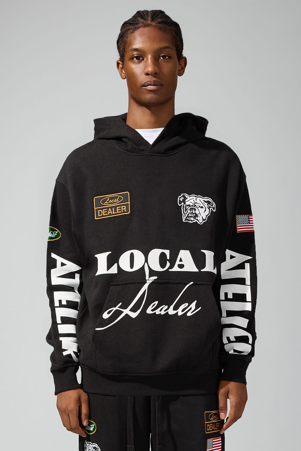 Jordan Craig Atelier Pullover Hoodie Black / S