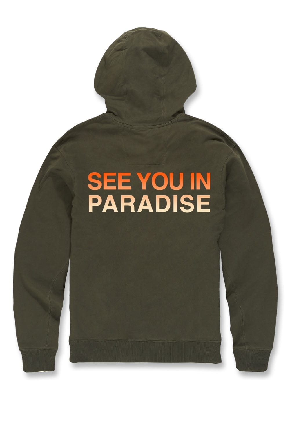 Jordan Craig See You In Paradise Pullover Hoodie (Army Green)